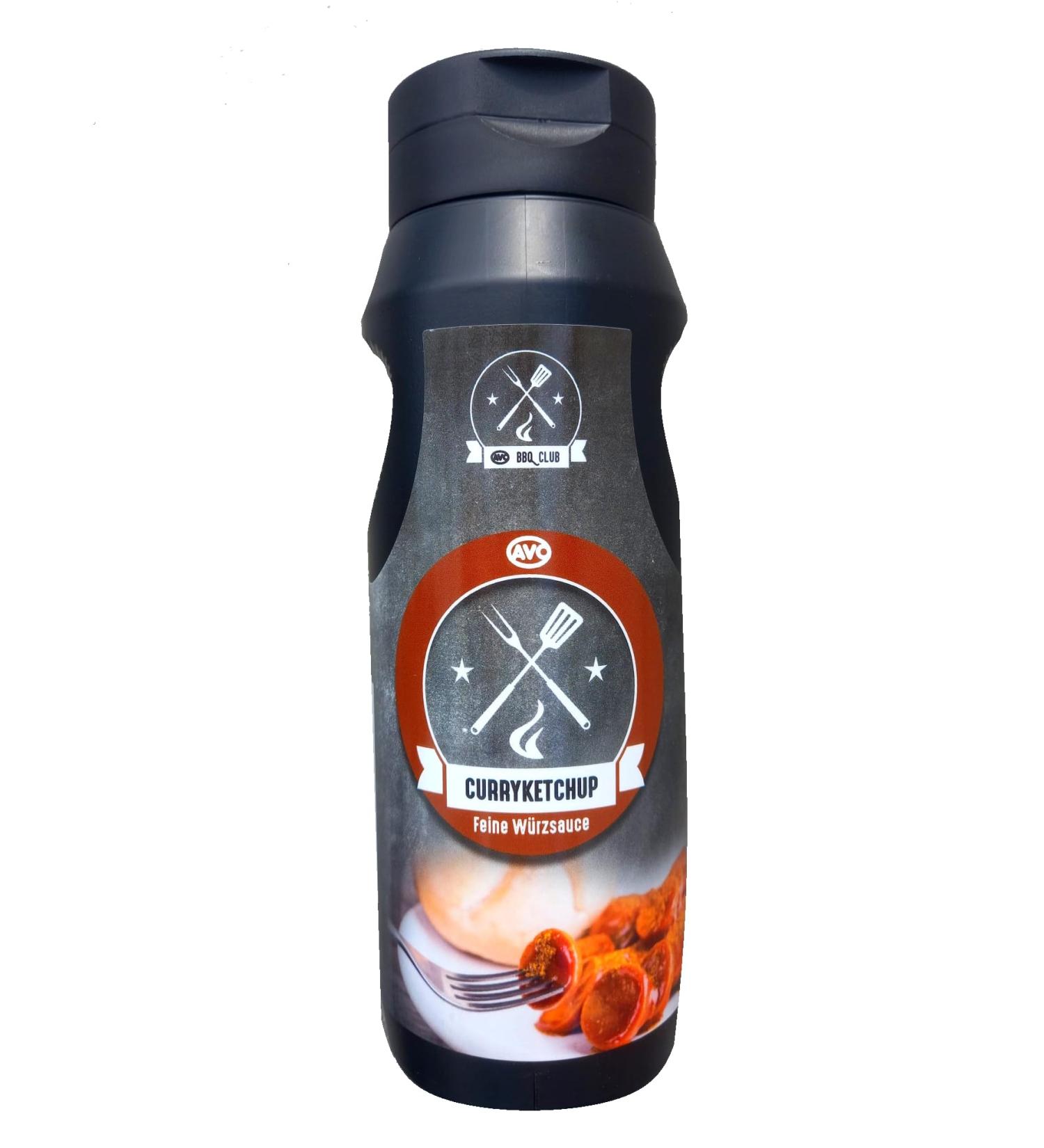  Starch Heros AVO Curry Ketchup 500 ml | in a stylish black squeeze bottle | curry sauce - Buy Online on GoSupps.com