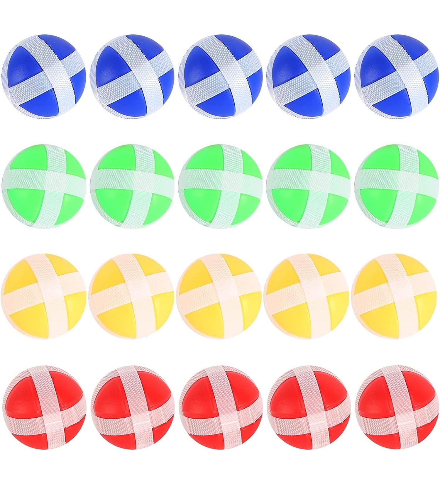 Shop Latrate 20-Piece Children's Velcro Ball Game Set - Replacement Balls & Paddle for Indoor Fun | Multi-Color Options - Buy Online on GoSupps.com