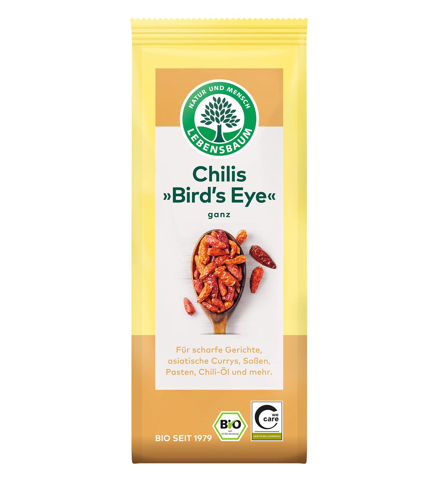 Chili pepper - Bird's Eye Organic 20 g - Lebensbaum - Buy Online on GoSupps.com
