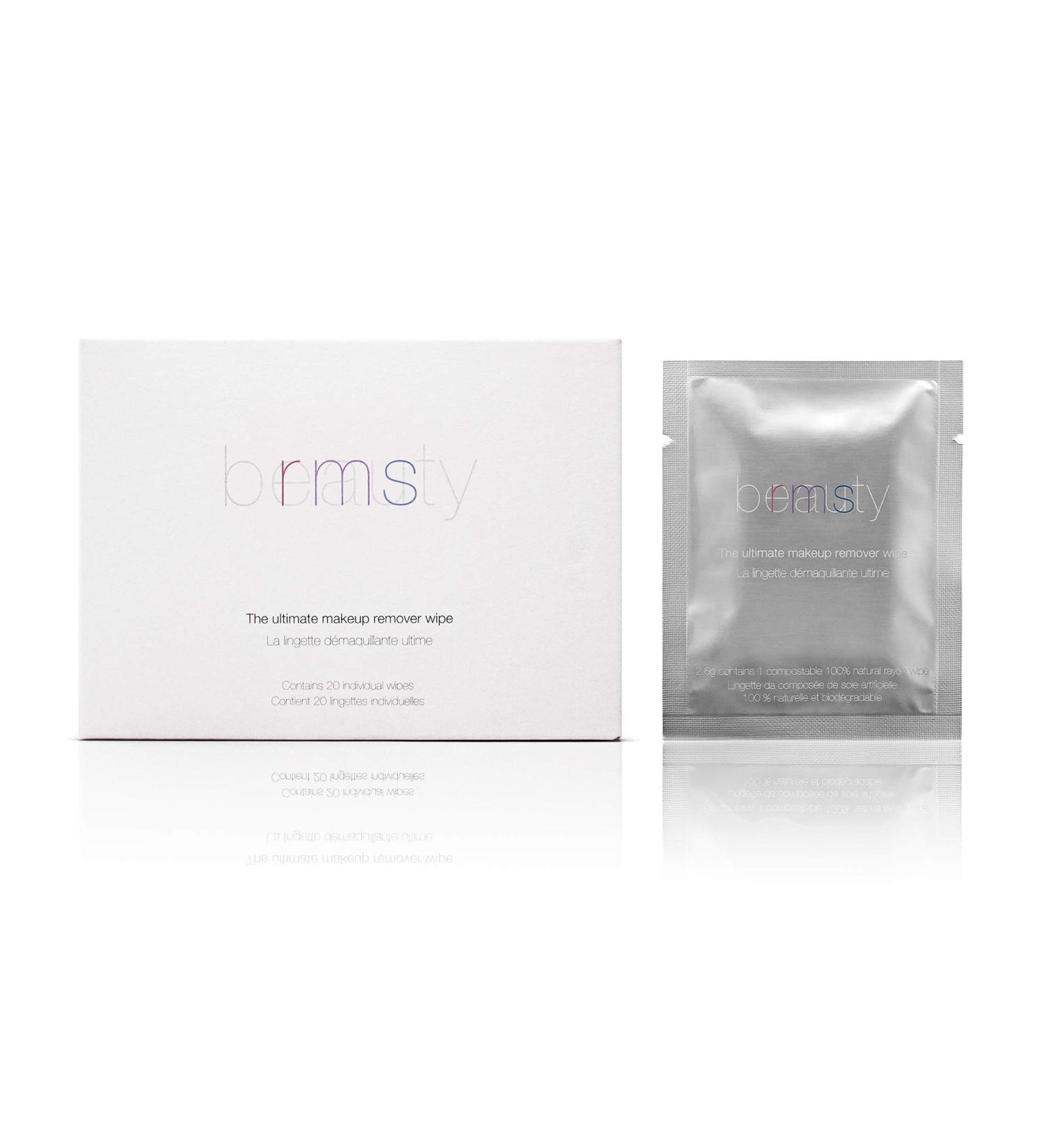 RMS Beauty Organic Coconut Oil Makeup Remover Wipes (20 Count) | Gentle Facial Cleansing Cloths for Delicate Eye Area | Moisturizing & Irritation-Free - Buy Online on GoSupps.com