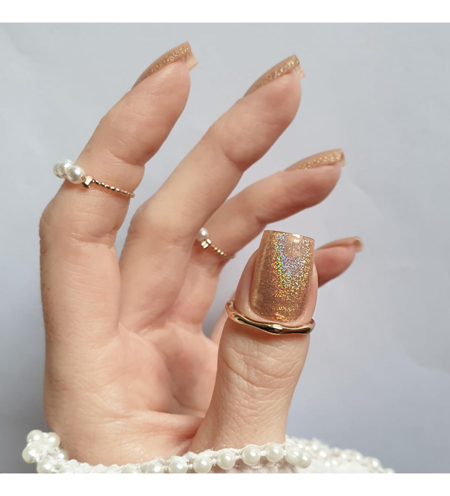 Zaubern gel4Home - Premium UV Nail Wraps & Foils | Semi-Cured Gel Nails (Holo Shower) - International Shipping - Buy Online on GoSupps.com