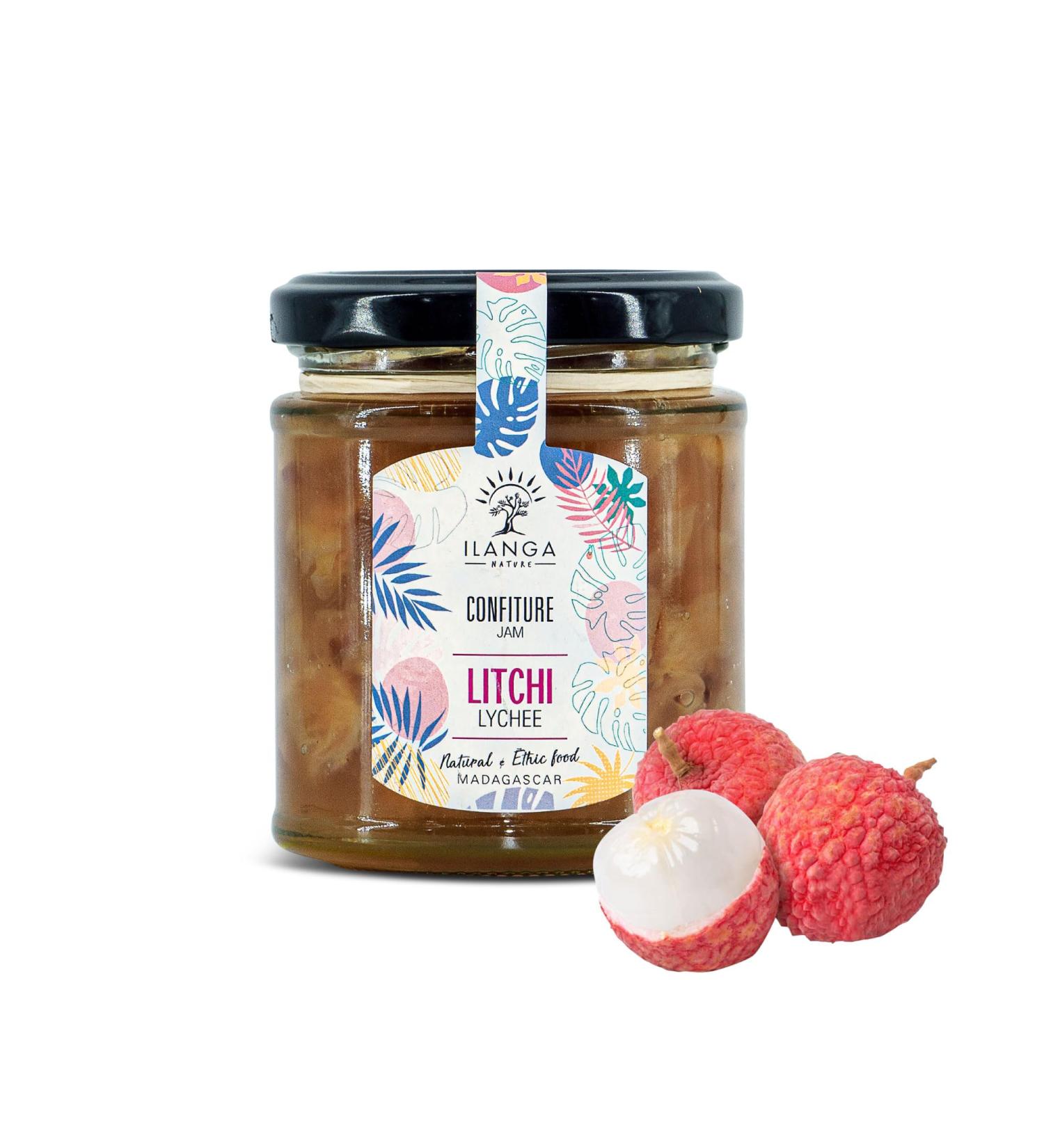  Ilanga-Nature Ilanga Nature - Lychee Jam 220g - Madagascar - Buy Online on GoSupps.com