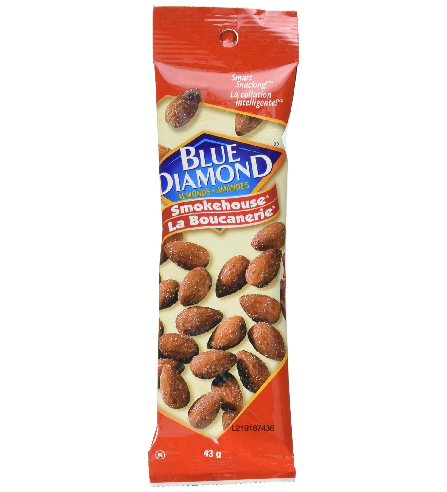 Blue Diamond Almonds Smokehouse Almonds 43 Grams 12 Count - Buy Online on GoSupps.com