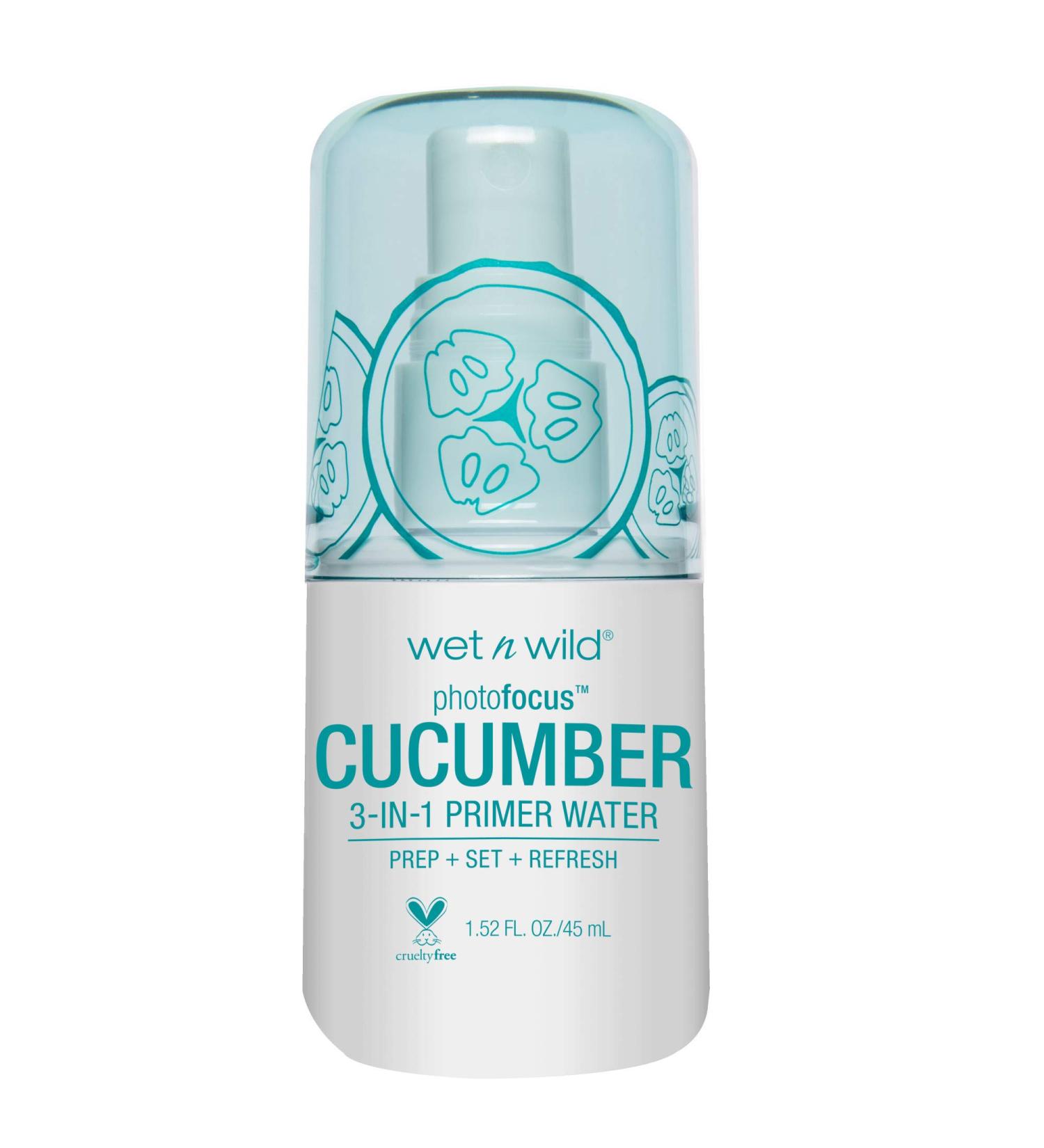 Buy Wet n Wild PhotoFocus 3-in-1 Primer Water Cucumber 1.52 fl oz | Hydrating Makeup Base - Buy Online on GoSupps.com