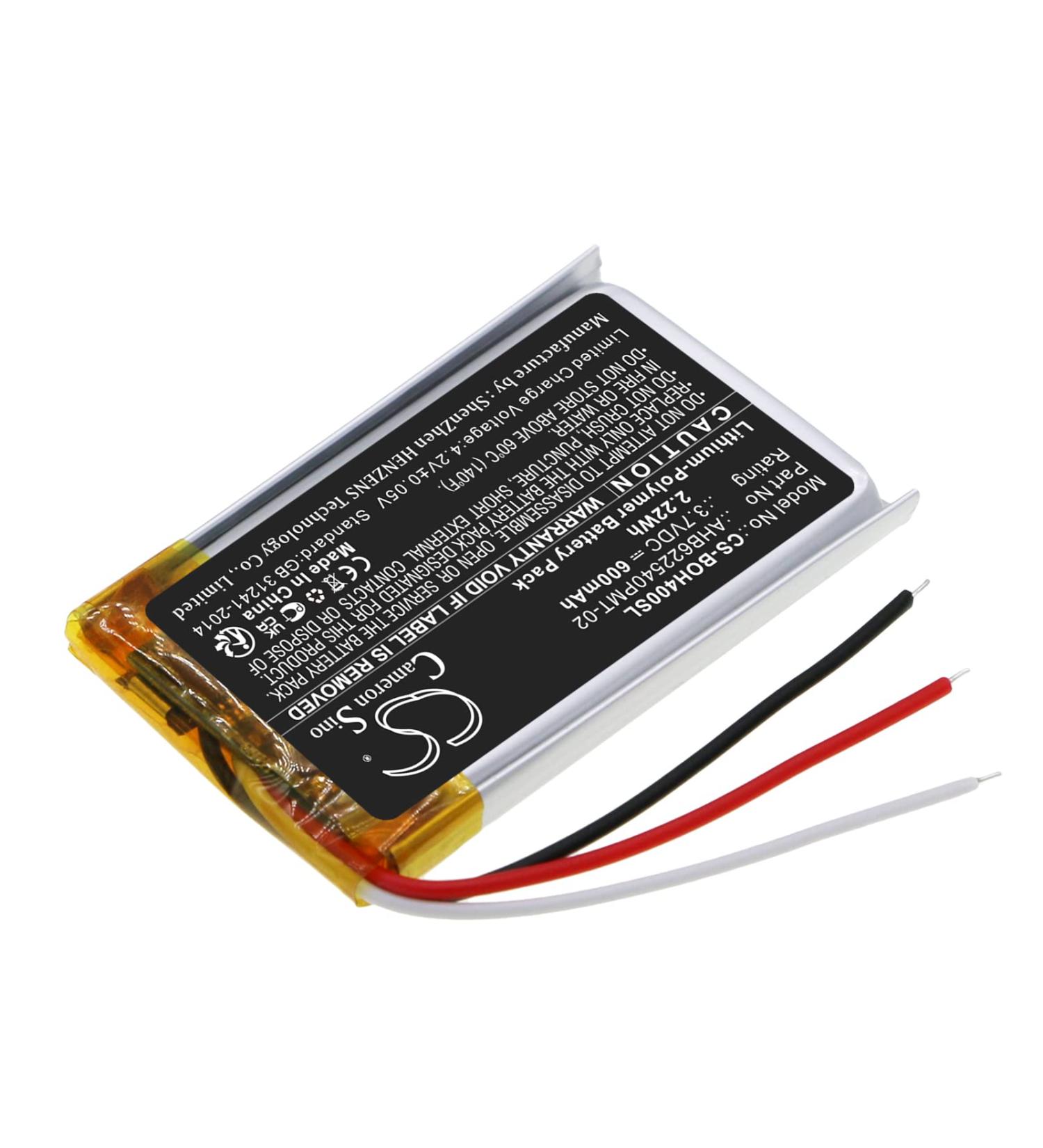 Replacement Battery for Bang & Olufsen BeoPlay H4 - 600mAh/3.7V Compatible with Part Numbers 1643874 643826 AHB622540PMT-02 - International Shipping Available - Buy Online on GoSupps.com