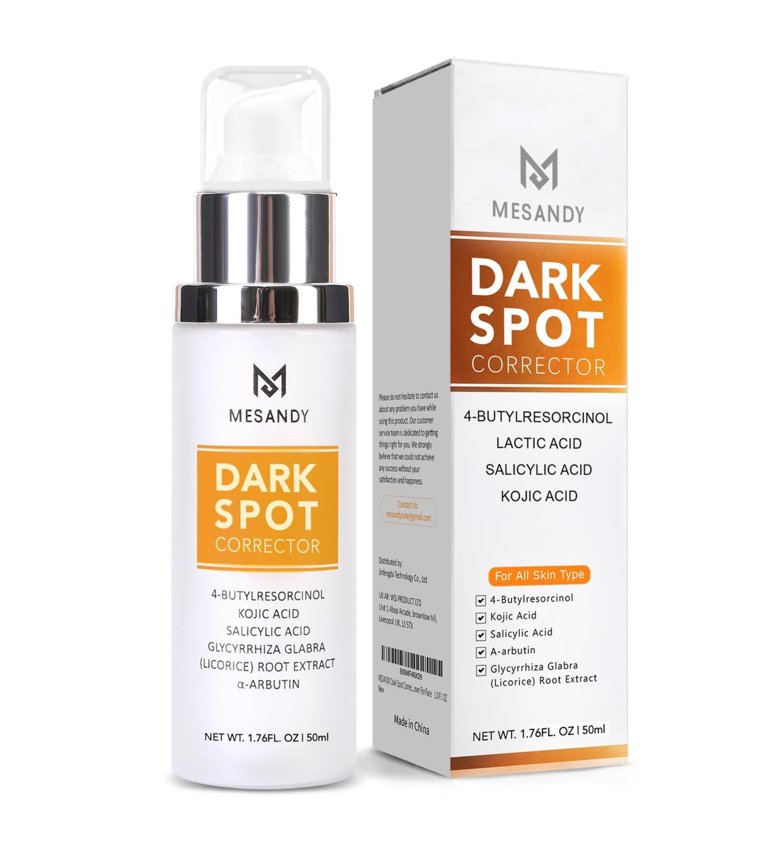 Dark Spot Remover For Face: Dark Spot Corrector Serum for Sun Spots Freckles and Brown Spots with Niacinamide Hyaluronic Acid & Peptides Hydrating Moisturizer for All Skin Types - Buy Online on GoSupps.com