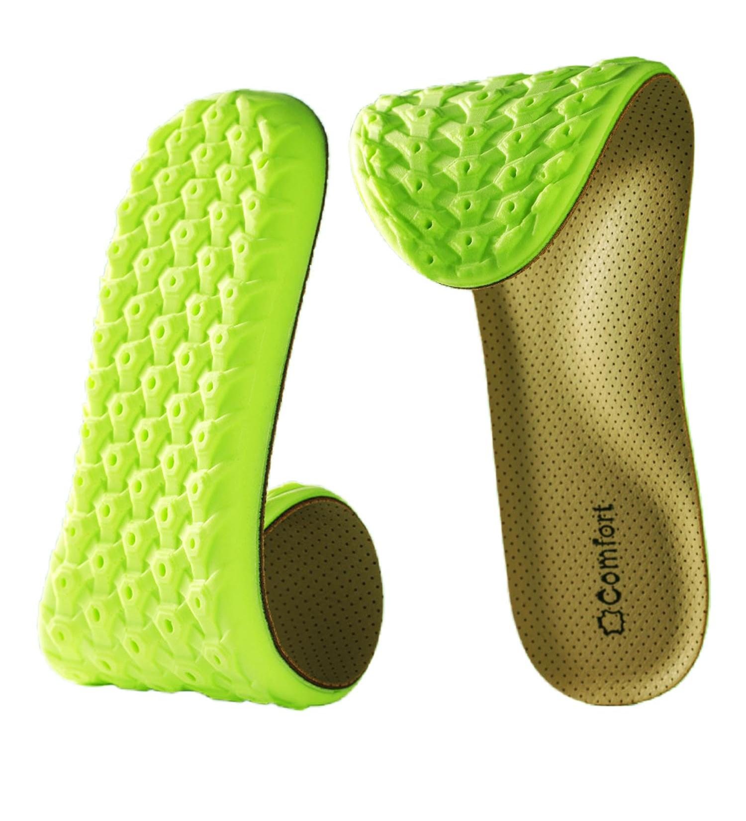 Comfortable Sneaker Insoles for Men Women & Kids | Shock Absorption & Pain Relief | Plantar Fasciitis Support - Buy Online on GoSupps.com