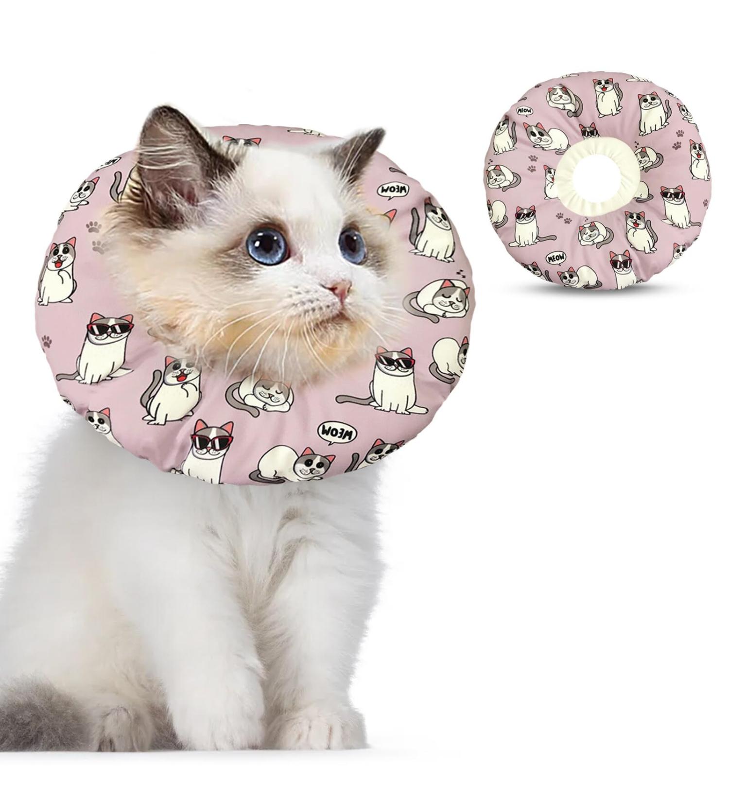 Kytpyi Halskrause Cat Collar - Adjustable Stain-Resistant Breathable Waterproof for Cats & Dogs (17-27cm) - Shop Now! - Buy Online on GoSupps.com