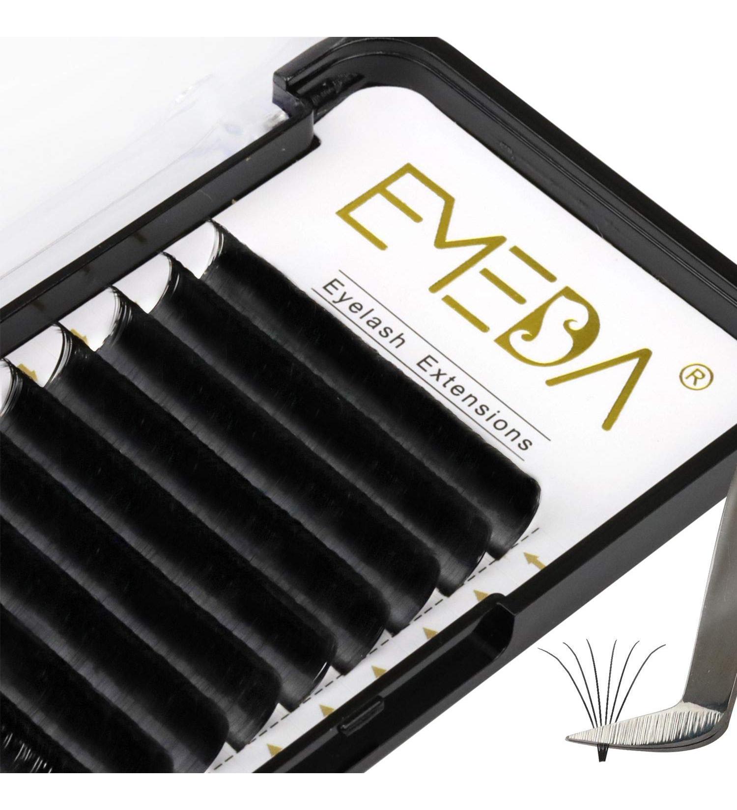 EMEDA Easy Fan Volume Lashes 0.05mm D Curl 14mm | Self Fanning Eyelash Extensions | 2D-20D Flowering Lashes - Buy Online on GoSupps.com