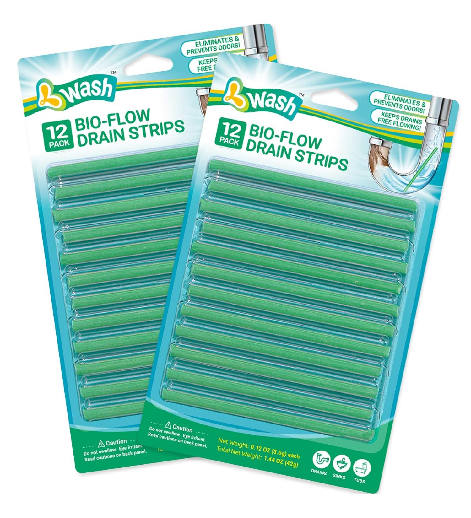 Buy Bio-Flow Drain Strips - 24 Odor Remover & Drain Cleaner Stick | Fast International Shipping - Buy Online on GoSupps.com