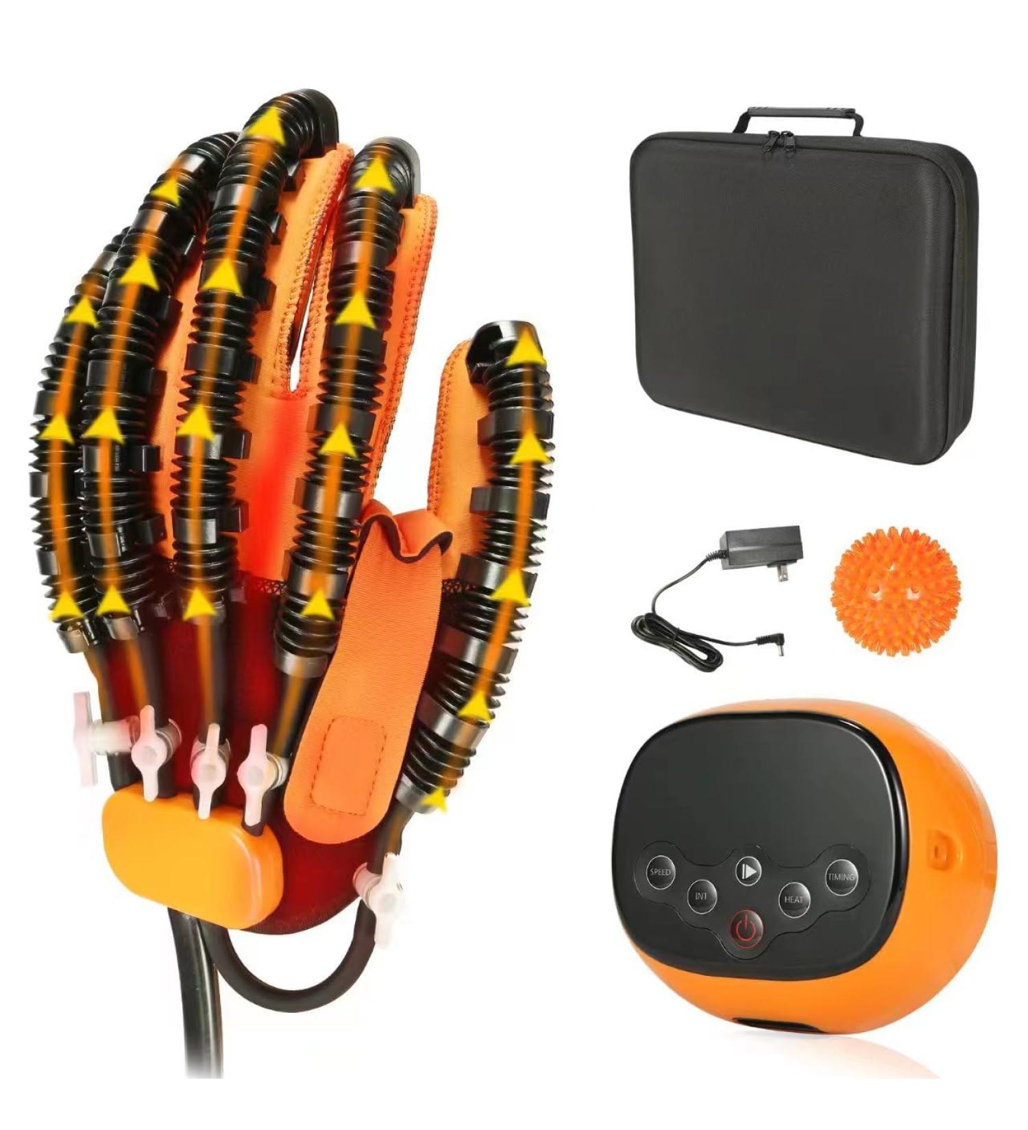 Rehabilitation Robot Glove for Stroke Hemiplegia & Arthritis Recovery - Heating Type Left Hand-XL | International Shipping Available - Buy Online on GoSupps.com