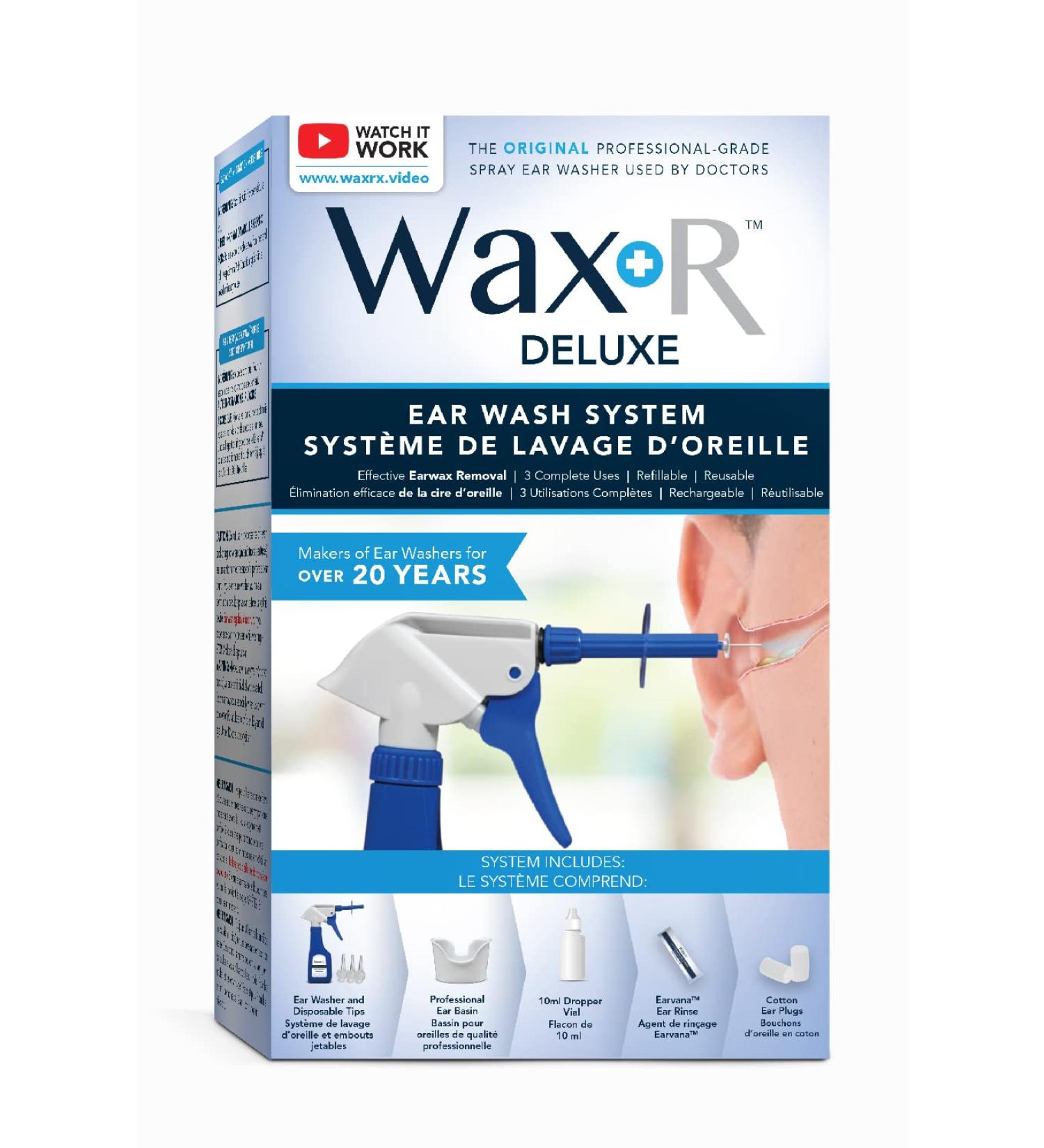 WaxRx Deluxe Ear Wash System - Buy Online on GoSupps.com