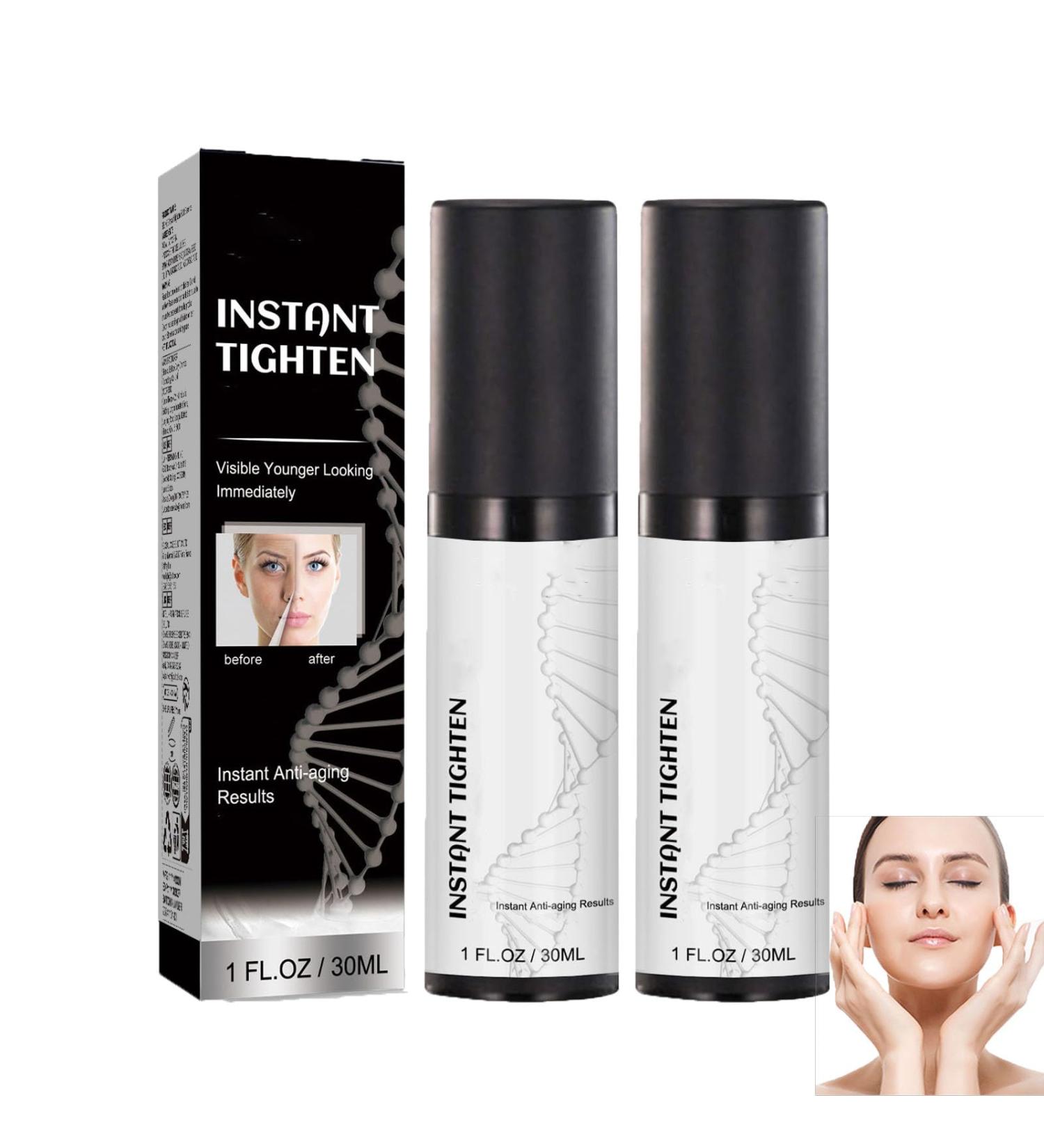 Cr me Lifting Instantan Cr me Raffermissante Anti- ge Visage et Cou Lisse Rides et Ridules Raffermit la Peau R duit les Poches Pour Tous Types de Peau clat de Jeunesse (2pcs) - Buy Online on GoSupps.com