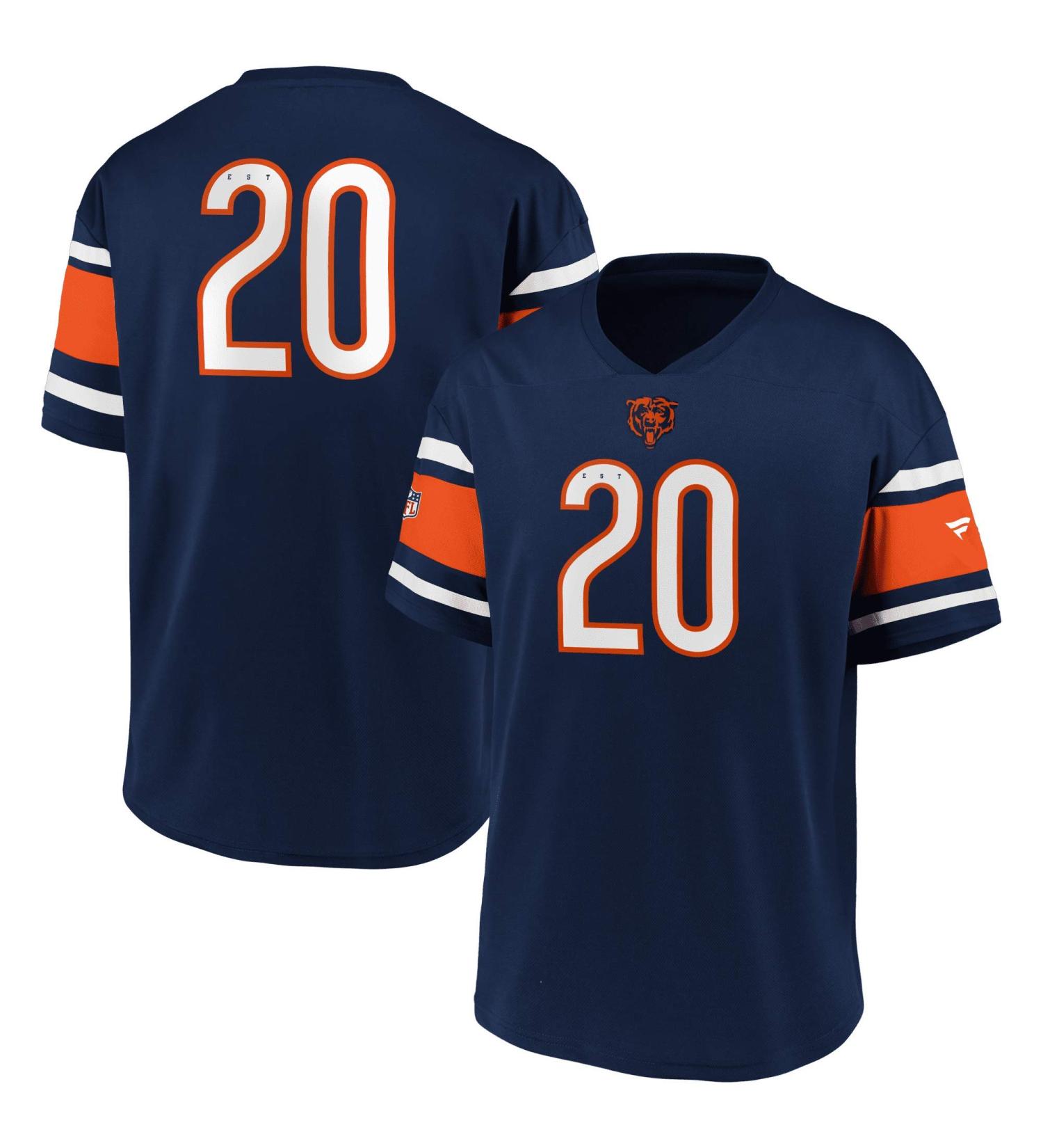 Buy Chicago Bears T-Shirt Jersey - Blue Fan Shirt for American Football Supporters - Size L - Fanatics Official Merchandise - Buy Online on GoSupps.com