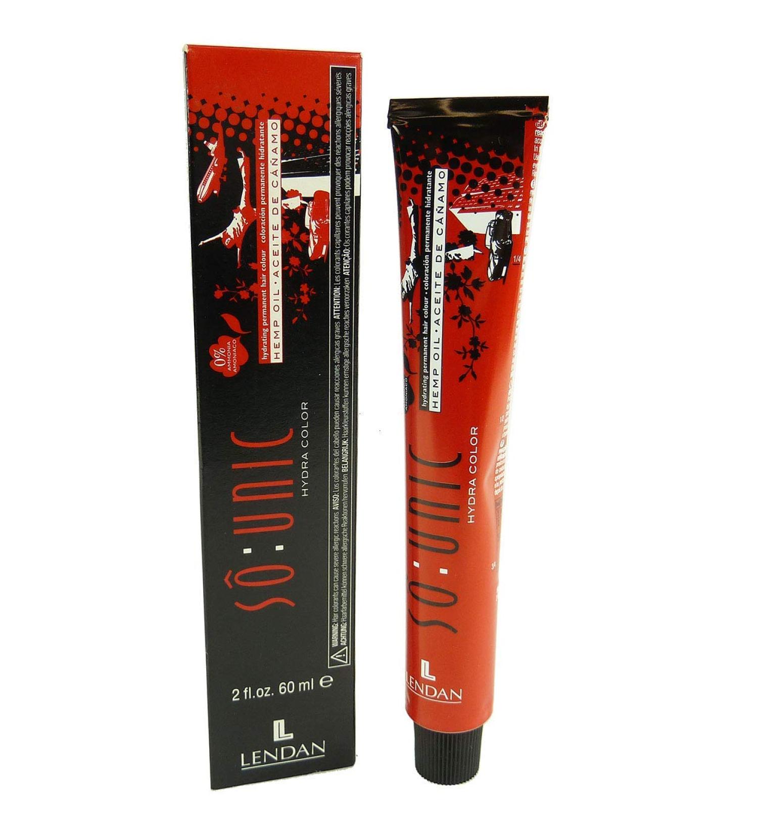 Lendan Lendan So:Unic Hydra Color 60 ml Cream Hair Color Treatment Ammonia-Free Hair Color - 07h4 delicious