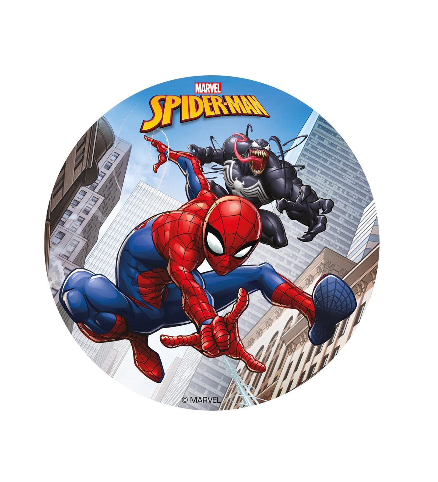 Dekora 231393 Cake Topper SUGAR FREE for SPIDERMAN fans 15.5cm Edible - Buy Online on GoSupps.com