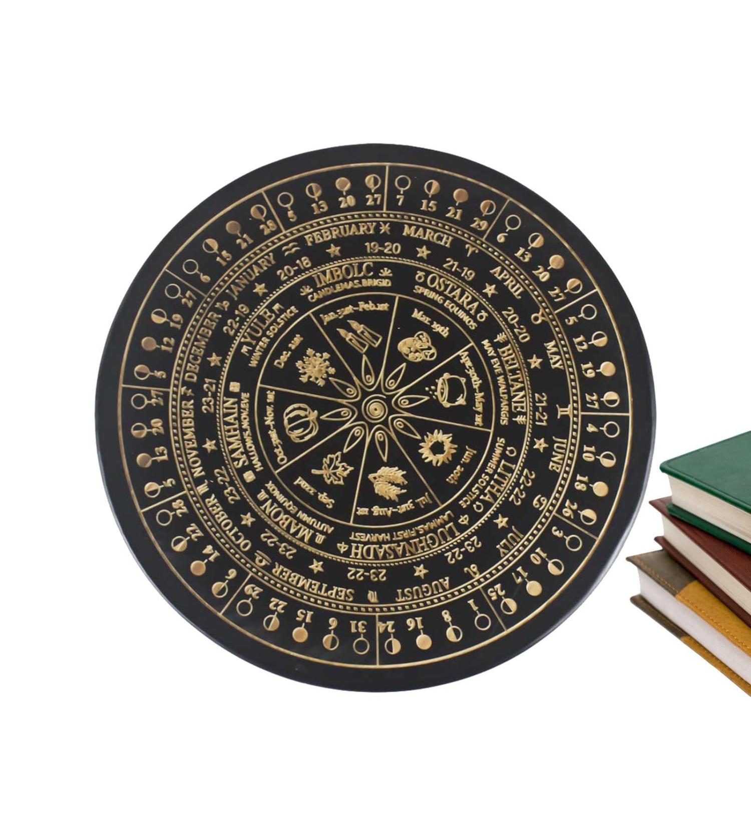 Pacienjo Pendulum Board - Food Aging Fortune Telling Tools | Carved Round Board for Beginners | International Shipping Available - Buy Online on GoSupps.com