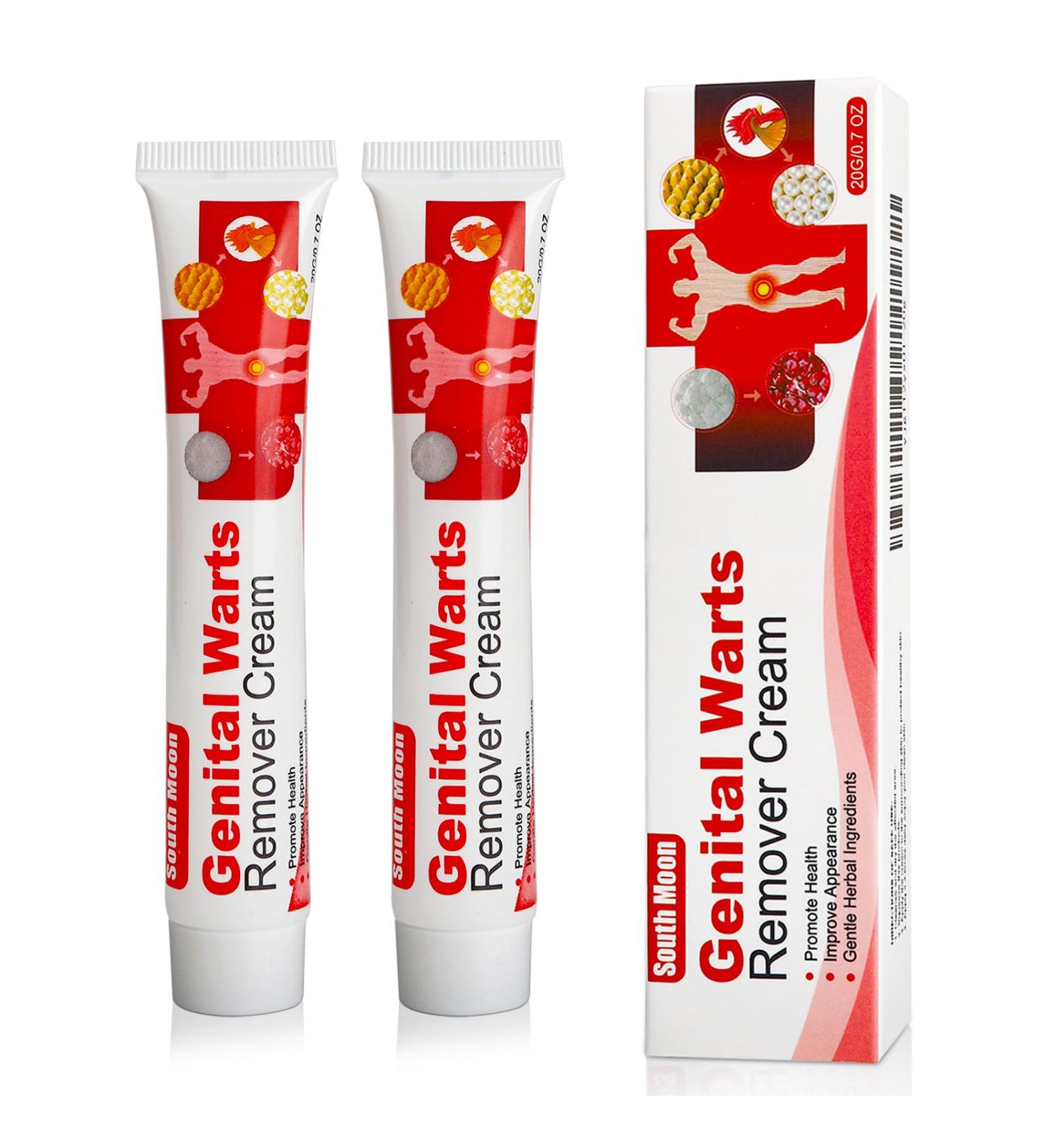 Wart Remover Fast Acting Gel - Freeze Off Ointment & Cream for Genital Plantar Common Warts - 2 Pack - Buy Online on GoSupps.com