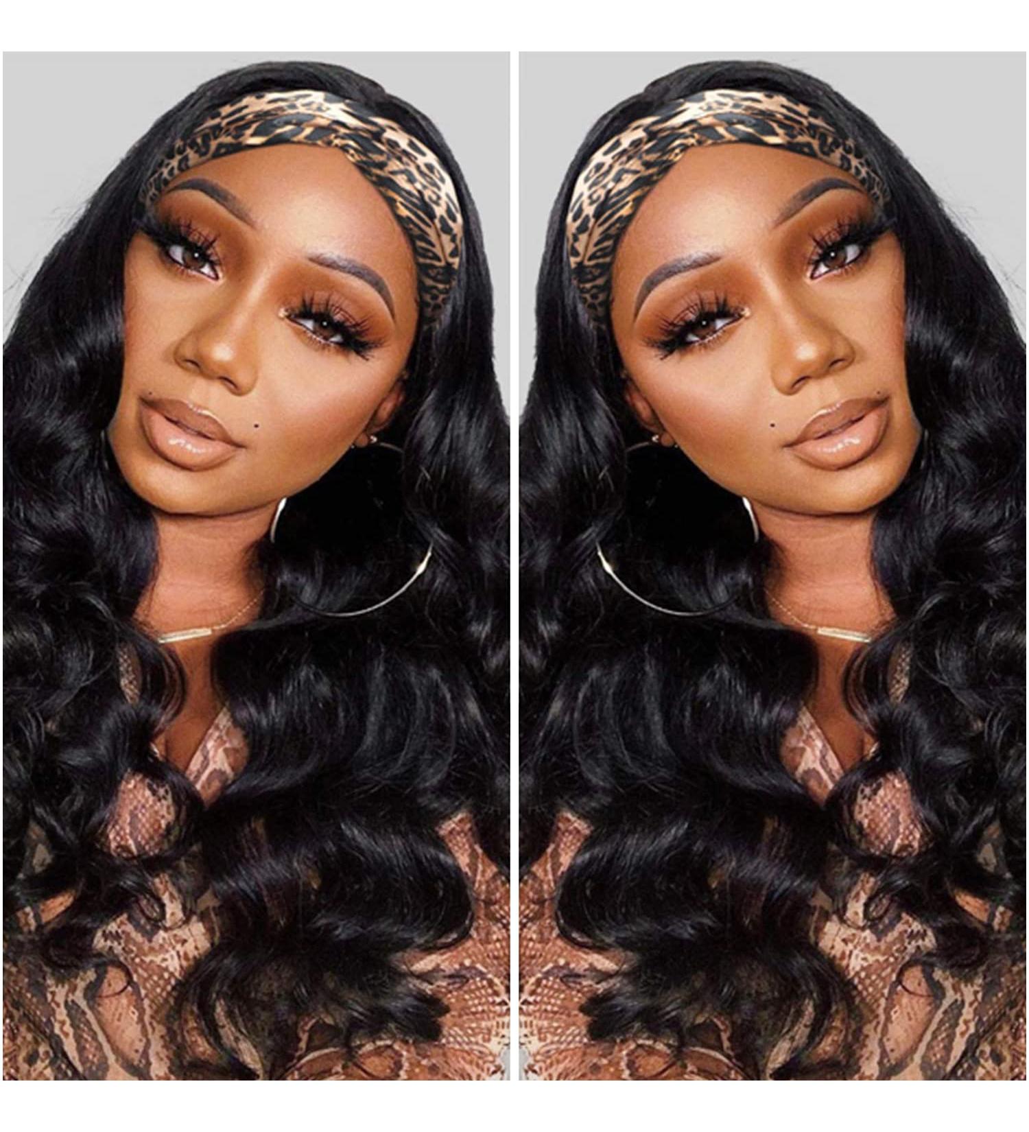 FAERYLE 22'' Wavy Synthetic Headband Wig for Black Women - Natural Color, Long & Stylish - Buy Online on GoSupps.com