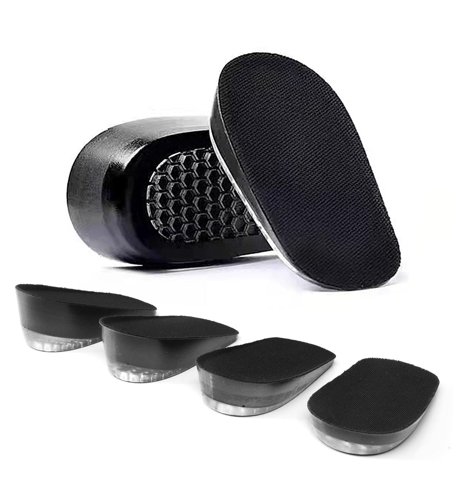 YURRUON Silicone Height Increase Gel Heel Pads for Men & Women | 4.5cm Insoles for Comfort & Style - Buy Online on GoSupps.com