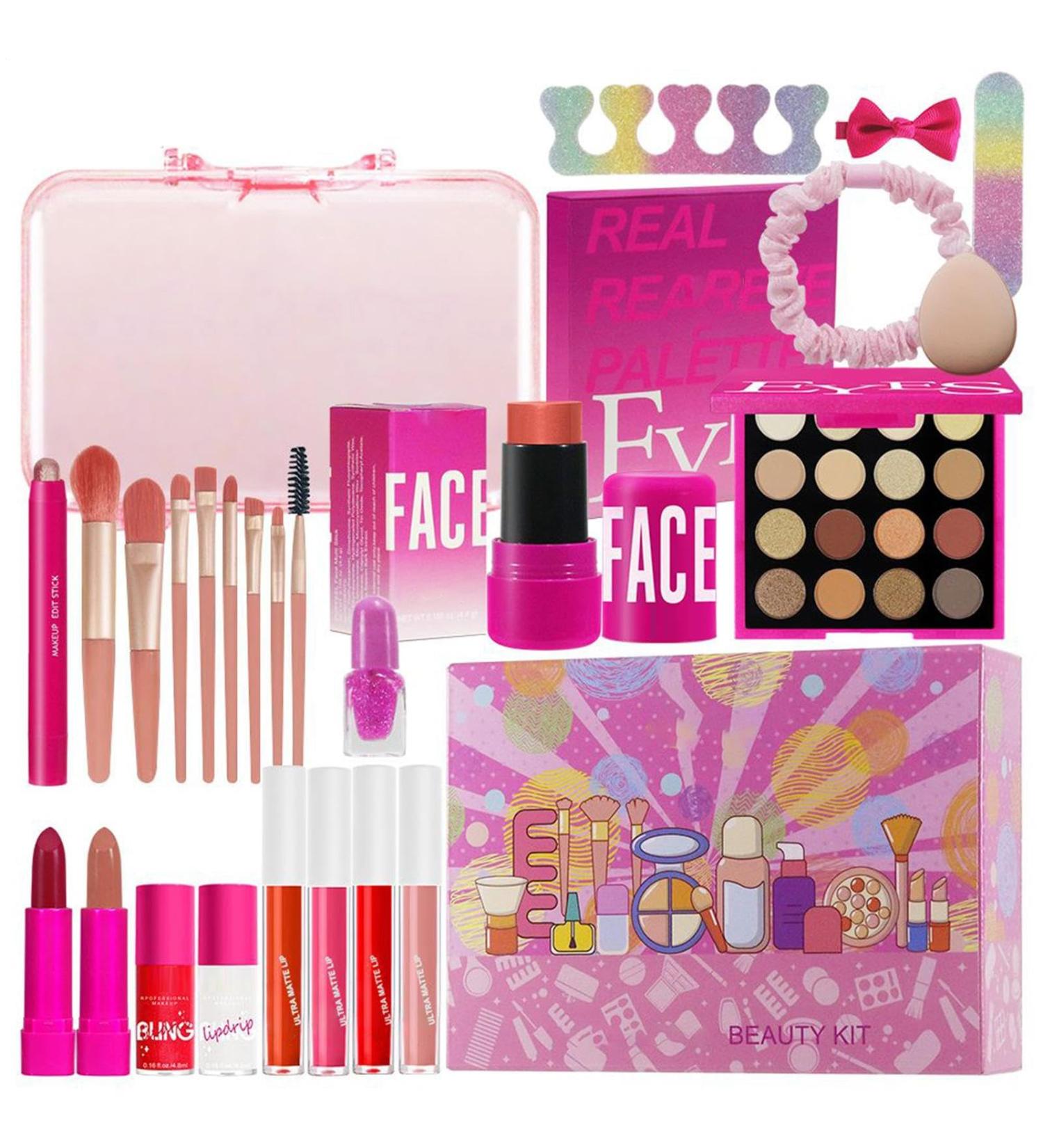  G n rique Makeup Sets | 26 Eyeshadow Palette Blush Stick And Lipsticks Stain Resistant Makeup Set For Beginners Women - Buy Online on GoSupps.com