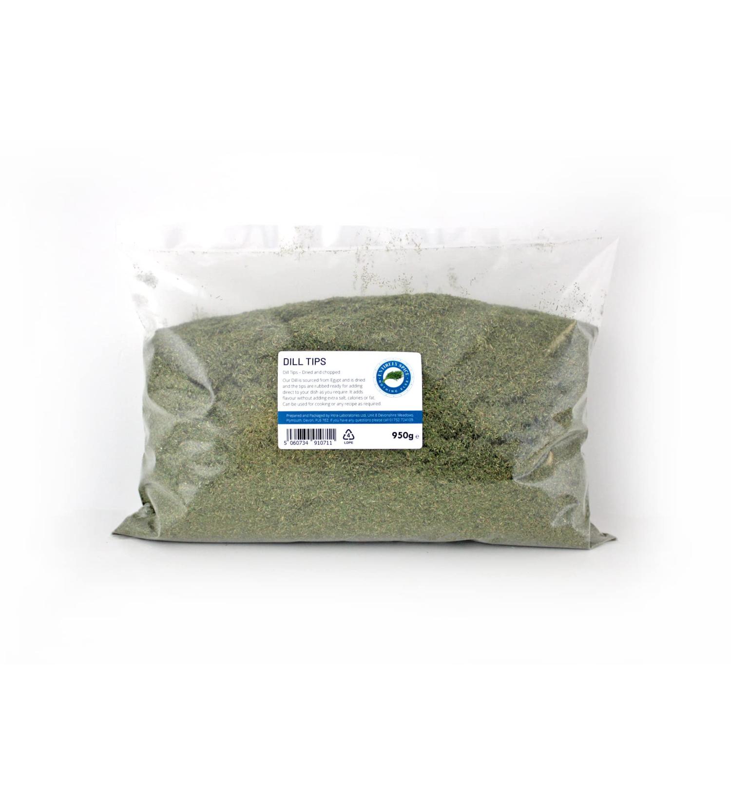 Entirely Ingredients Chopped Dried Dill 950g - Selected for the Premium Quality - Premium Food Grade - Buy Online on GoSupps.com