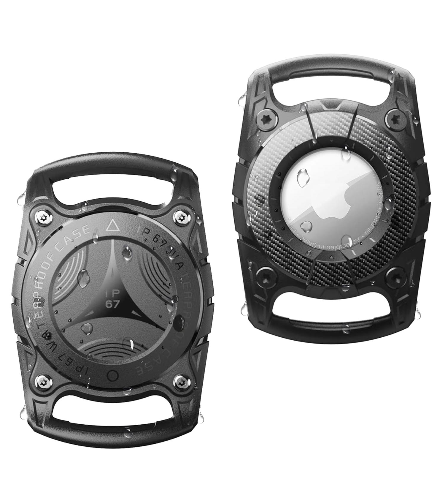 Buy 2 Pack Airtag Dog Collar Holder - Waterproof TPU Case for Pet Tracking - Compatible with Apple Airtag - Durable Protection for Dogs & Cats - Buy Online on GoSupps.com