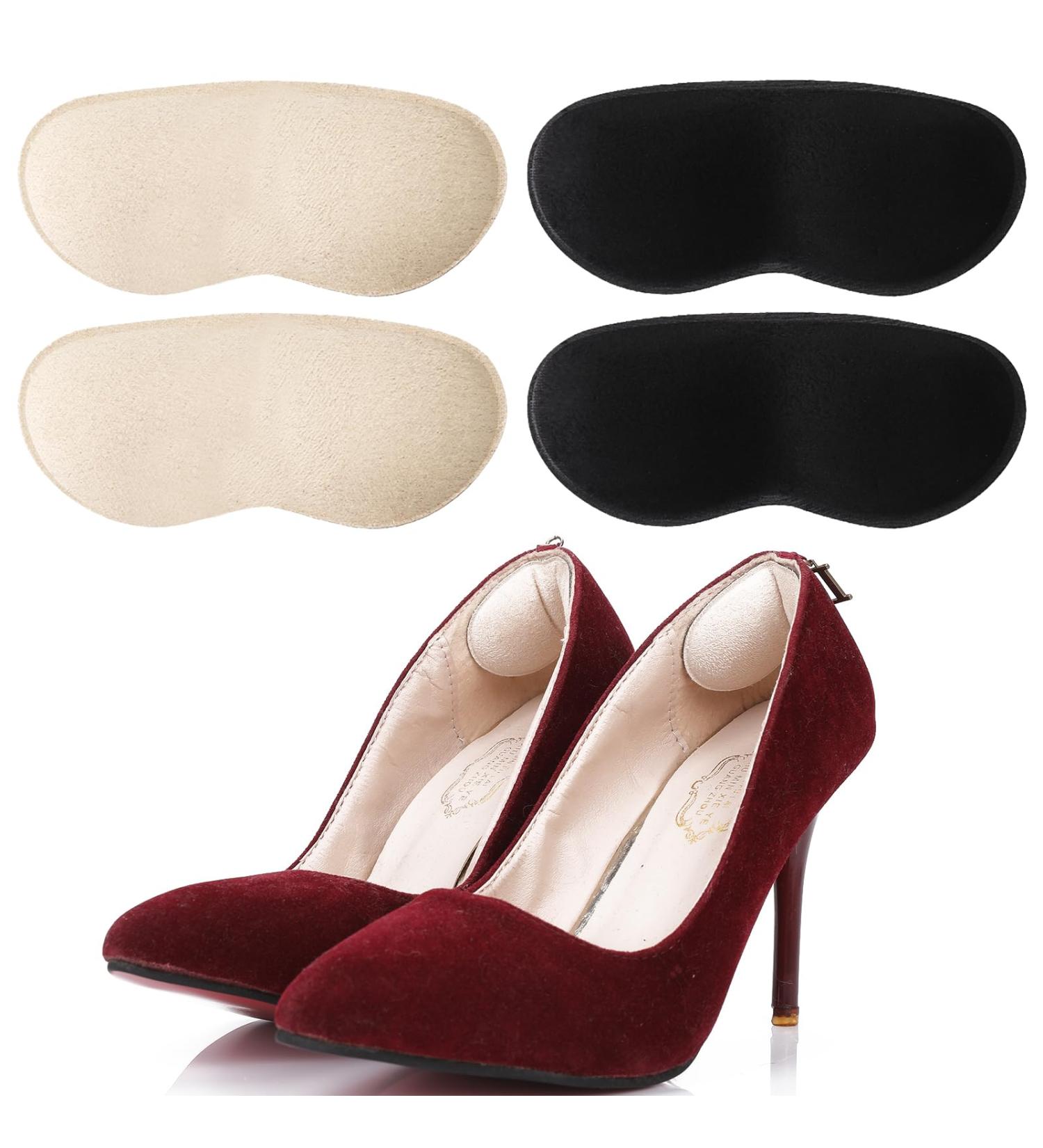Sibba Heel Grips - 2 Pairs Self-Adhesive Cushion Inserts for Men and Women | Prevent Heel Slipping and Blisters | Nude Color - Buy Online on GoSupps.com