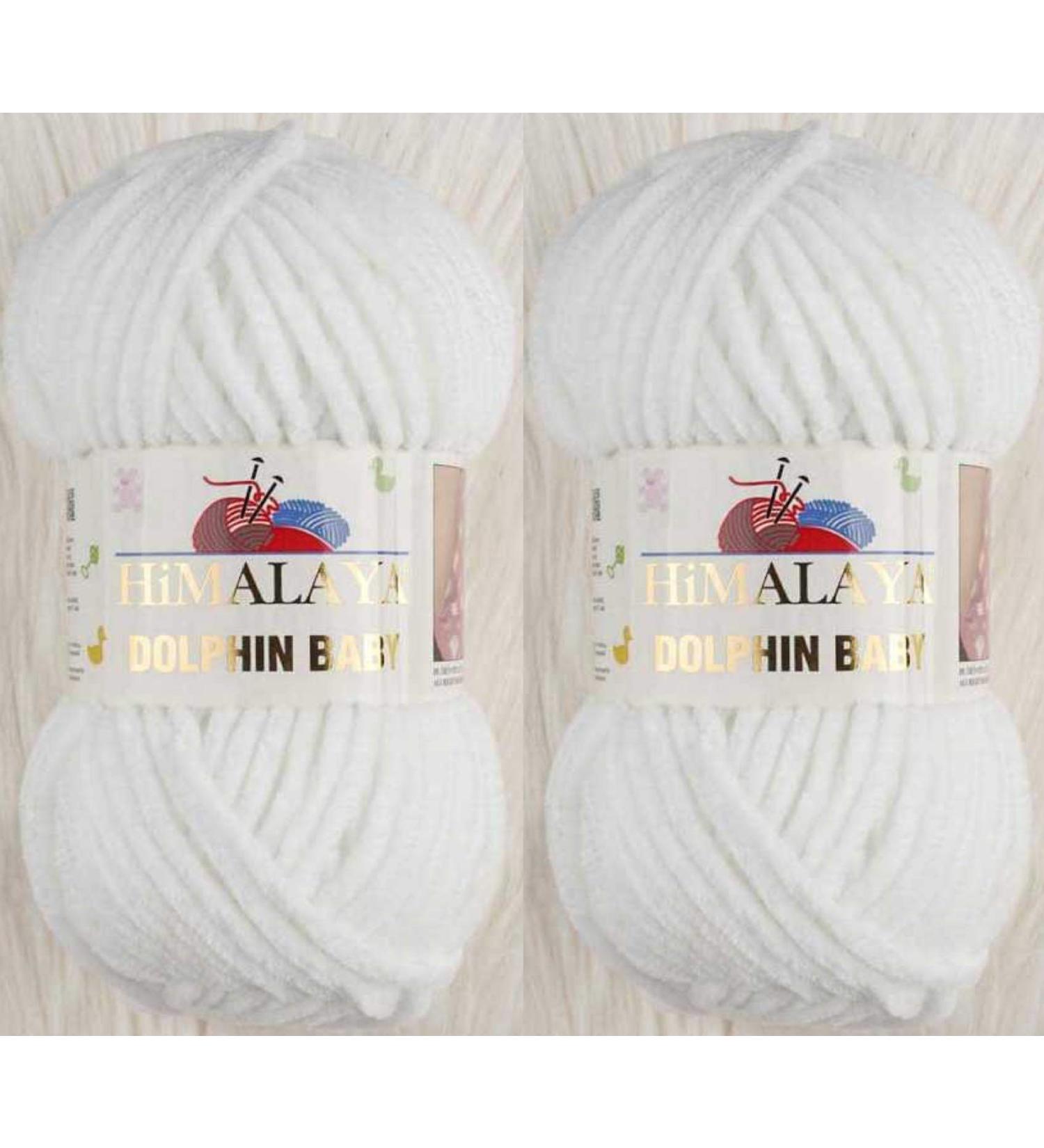 Himalaya Dolphin Baby Yarn - 2 Skeins, 264 Yards, Super Bulky Knitting Yarn for Baby Blankets - Buy Online on GoSupps.com