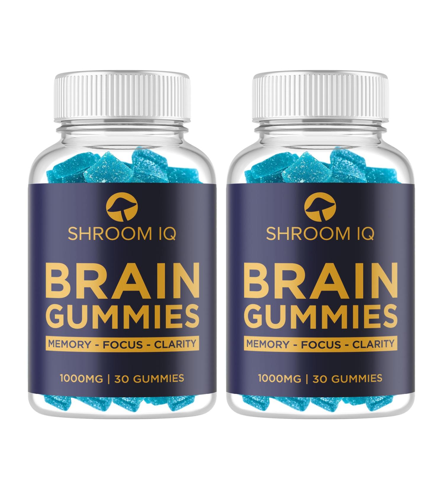 Brain Supplements for Memory and Focus - Nootropic Gummies for Mental Health and Brain Booster 1 Count (Pack of 60) - Buy Online on GoSupps.com