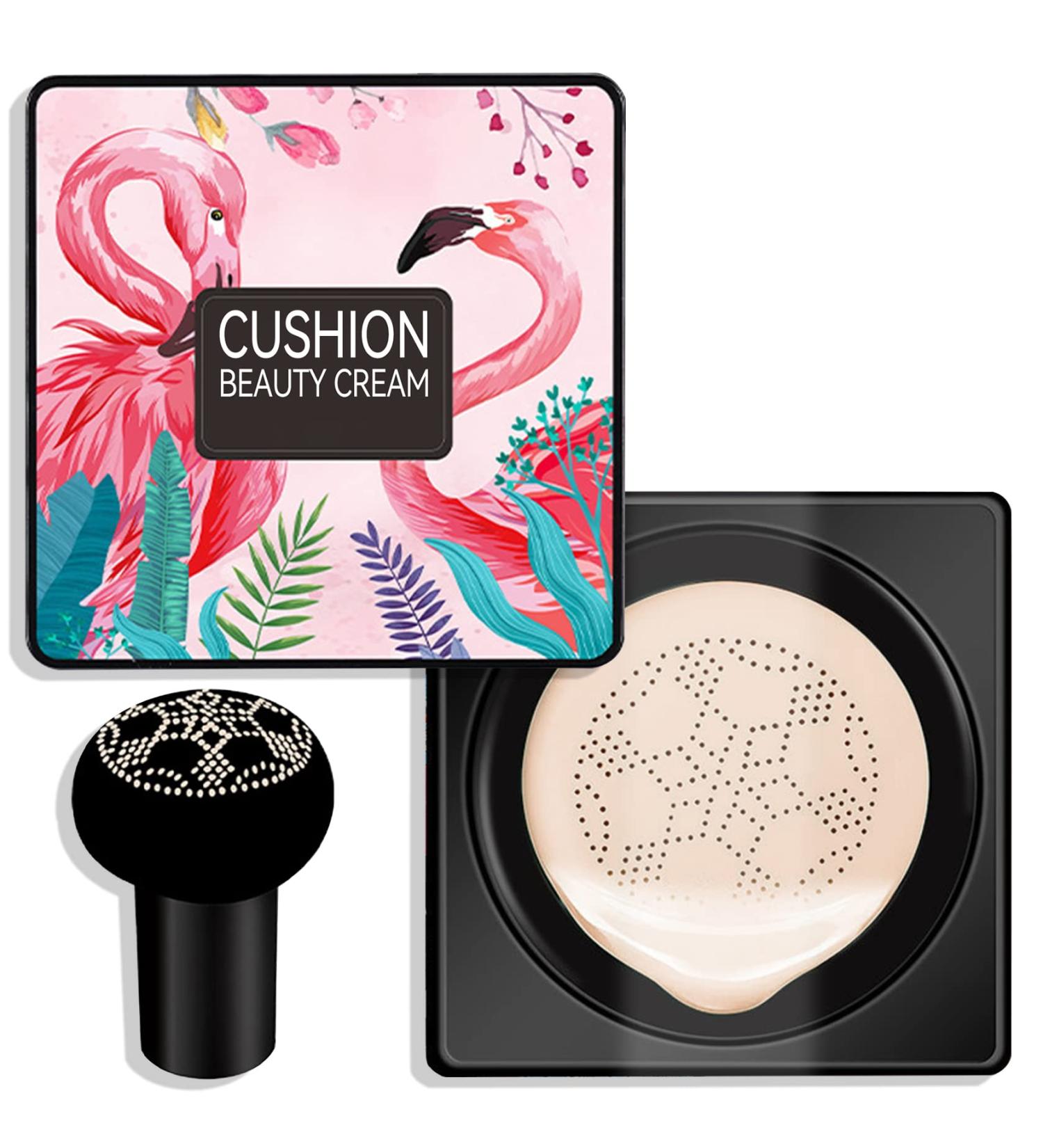Mushroom Head Air Cushion CC Cream BB Cream Foundation Moisturizing CC Cream Nude Liquid Foundationb Makeup Concealer Lasting Makeup Foundation Even Skin Tone Makeup Base Primer(Ivory) Ivoryb - Buy Online on GoSupps.com