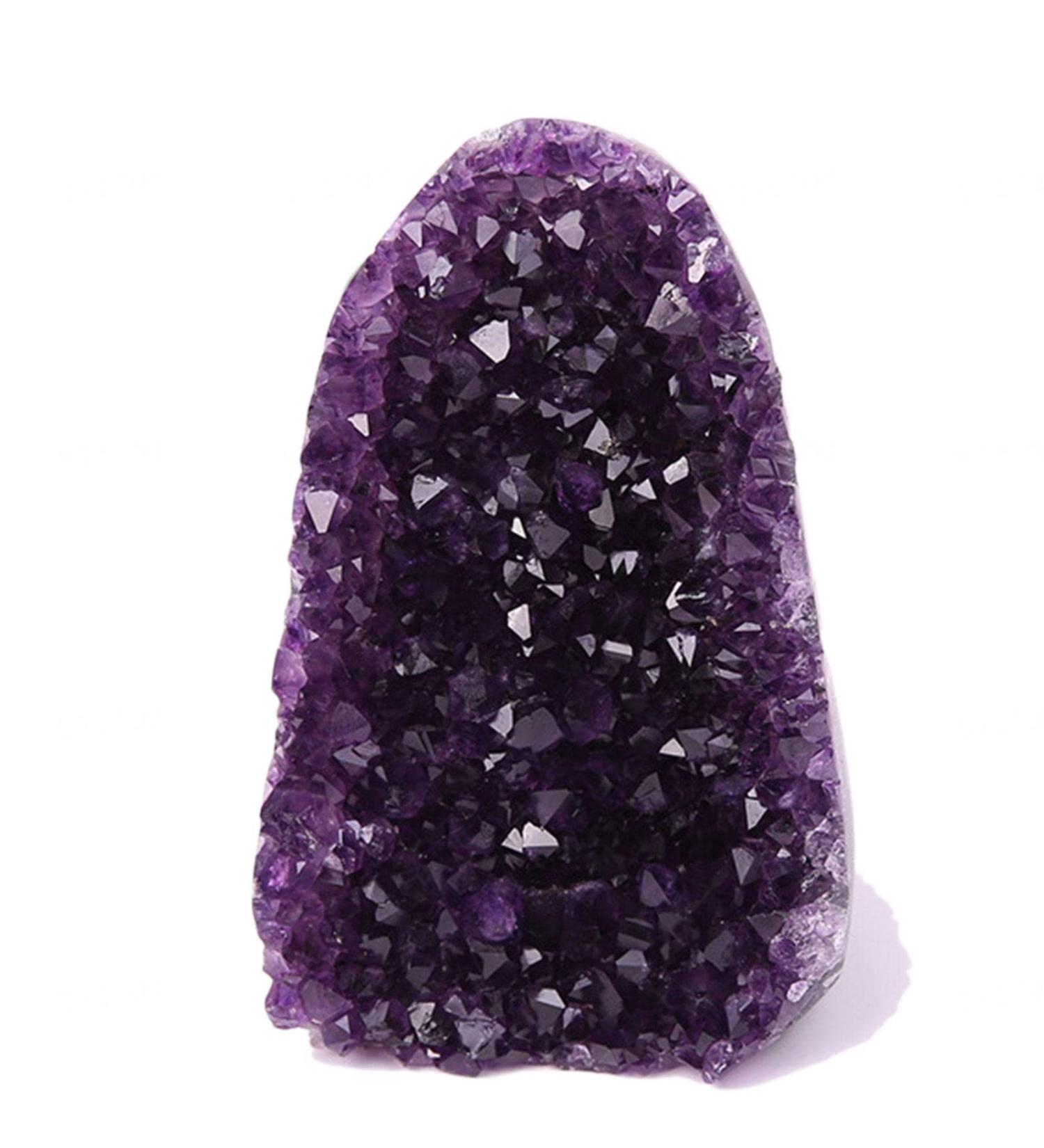 Natural Amethyst Crystal Cluster Rock Crystal Quartz Cluster Amethyst Gemstone Specimen Raw Druzy Geode Quartz Stone Figurine for Reiki Home Decoration 1kg Gift Reiki Crystal Stone (Size : 1.7kg) - Buy Online on GoSupps.com