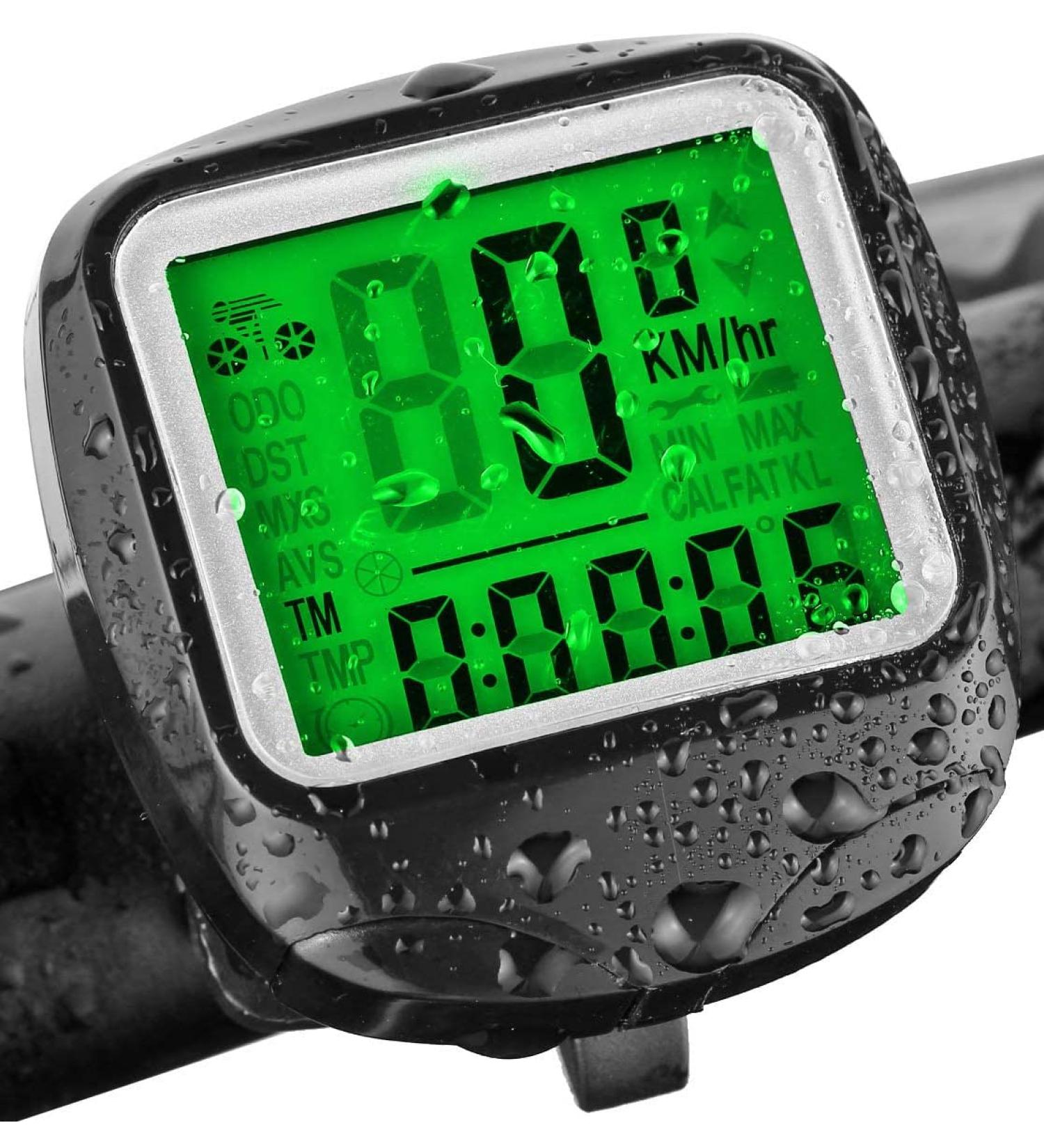 Finibo Wired Bicycle Computer - Waterproof 23-Function Speedometer & Mileage Counter for Cyclists - Buy Online on GoSupps.com
