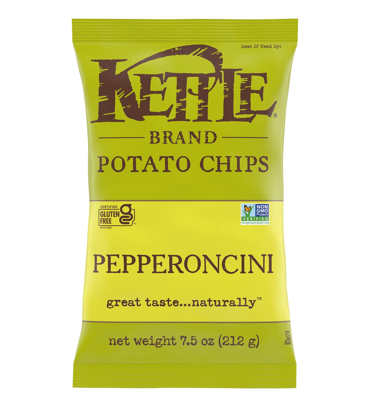 Kettle Brand Pepperoncini Potato Chips 7.5 oz - Buy Online - Buy Online on GoSupps.com