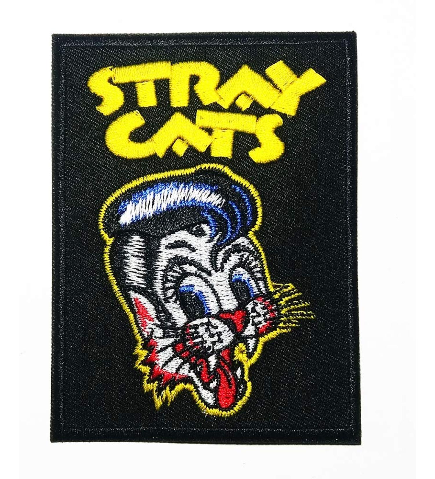 Music S American Rockabilly Band Rockabilly Rock and roll Music Logo Patch Embroidered Sew Iron On Patches Badge Bags Hat Jeans Shoes T-Shirt Applique