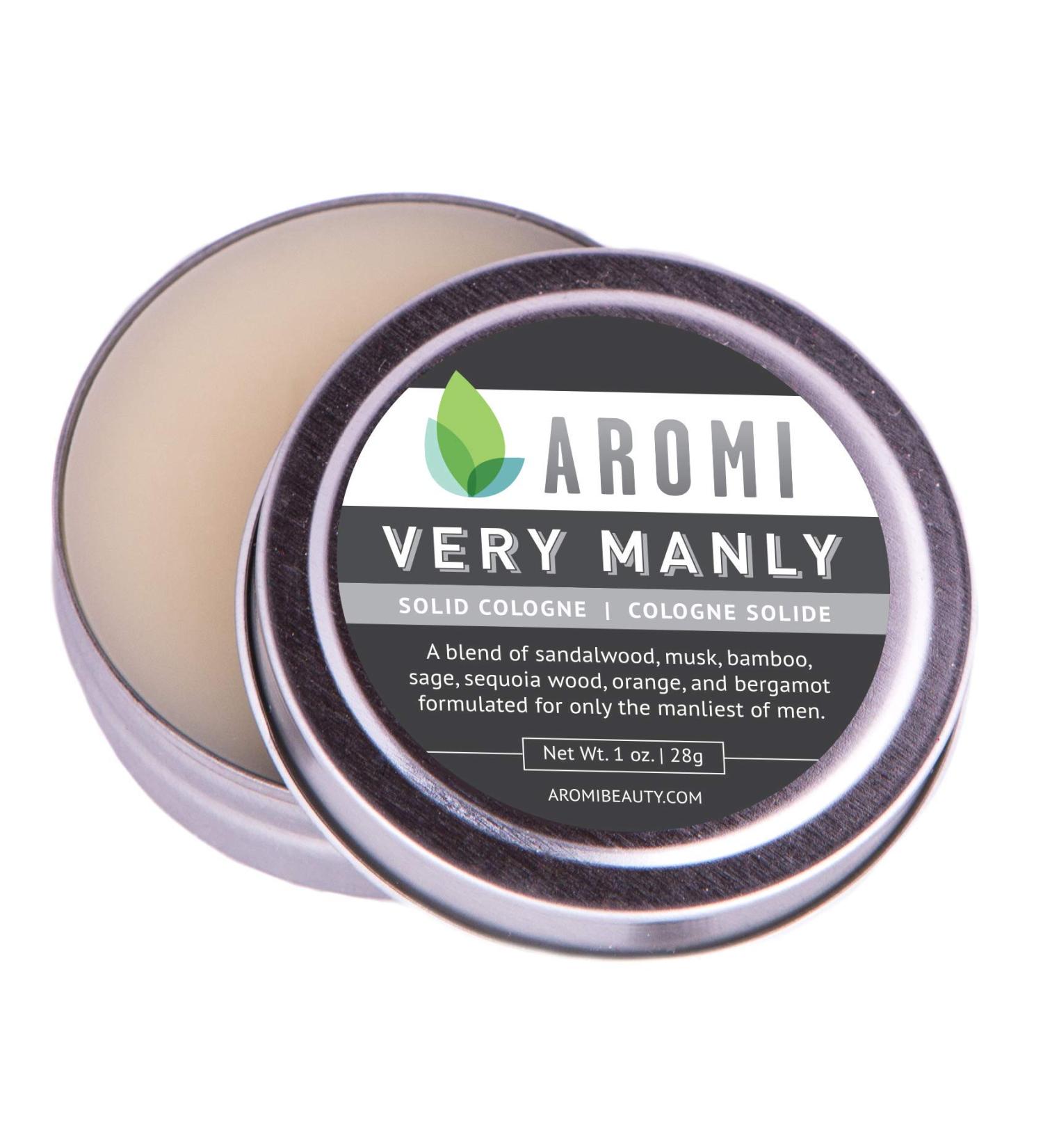 Fresh Woodsy Solid Cologne for Men | 1.0 oz Aromi 5 (Very Manly) | Vegan & Cruelty-Free | Portable & Travel-Friendly | Stocking Stuffer - Buy Online on GoSupps.com