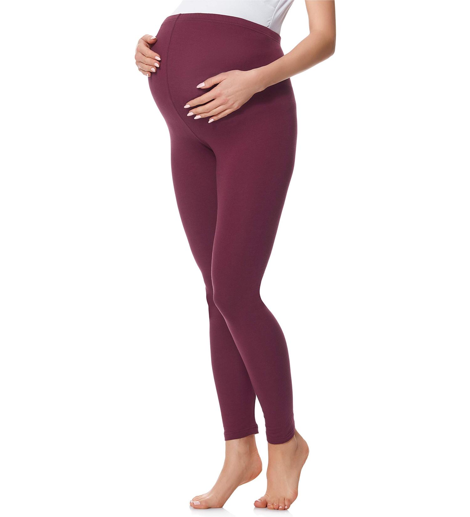 Be Mammy Maternity Leggings Tights BE20-230 4XL Wine Red - Comfortable and Stylish - Buy Online on GoSupps.com