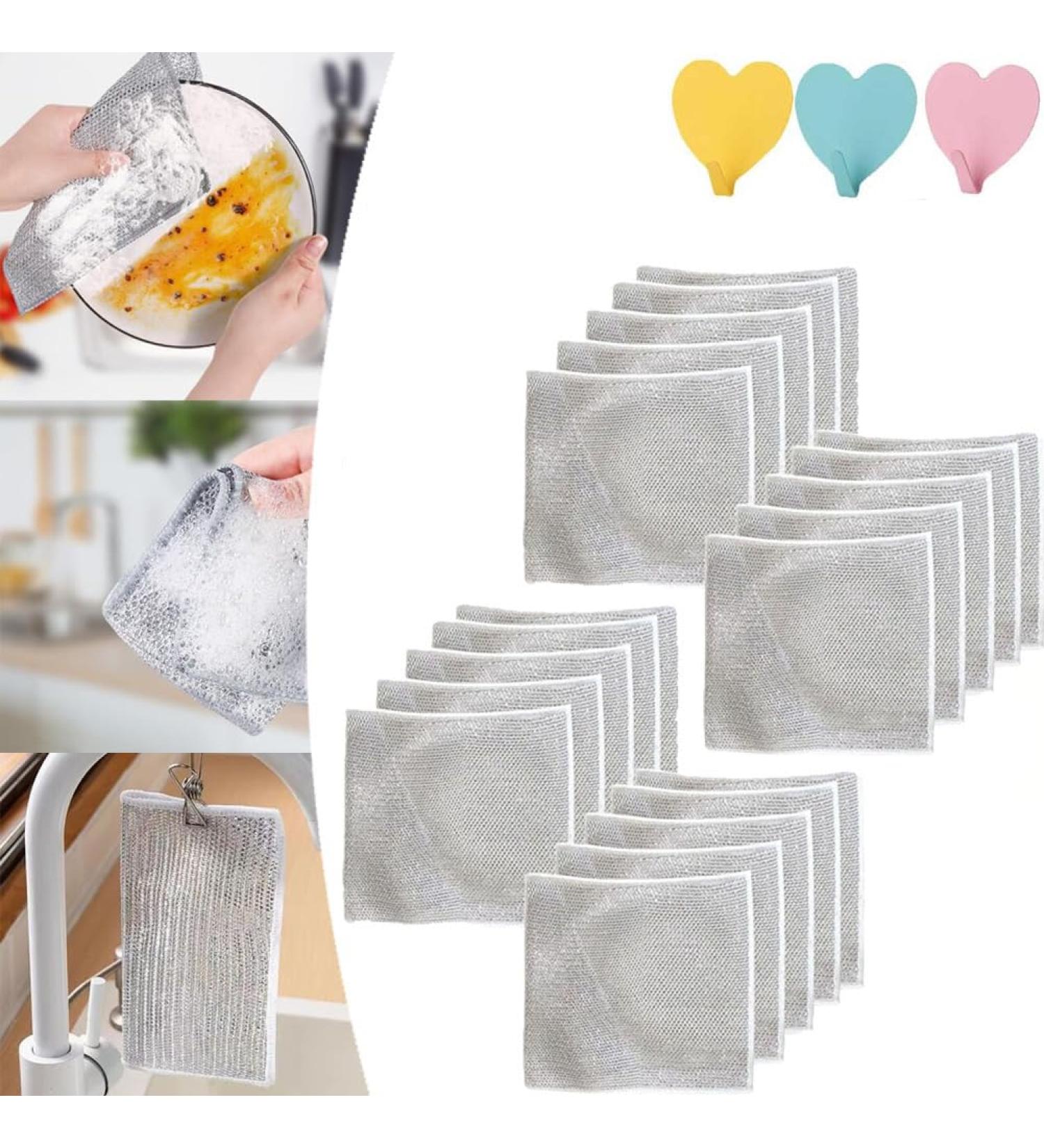 Circularite Scrubbing Cloths Circularite Cleaning Pads Zyluxa Power Scrub Cloth Circularcite Multipurpose Wire Miracle Cleaning Cloths (20pcs) - Buy Online on GoSupps.com
