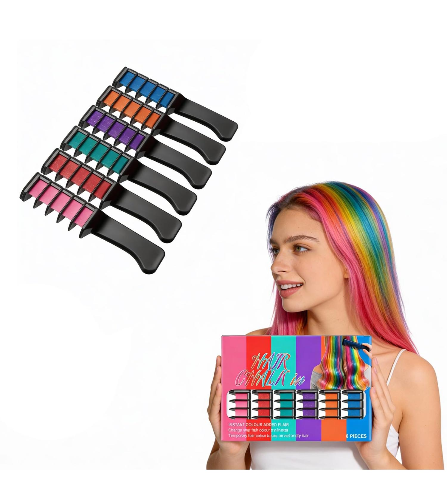 Kit De Peignes Coloration Temporaire : Teinte Naturelle Douce Avec Une Couverture Uniforme Nourrit Les Cheveux Application Facile Humide Ou S che For Des R sultats Durables - Buy Online on GoSupps.com