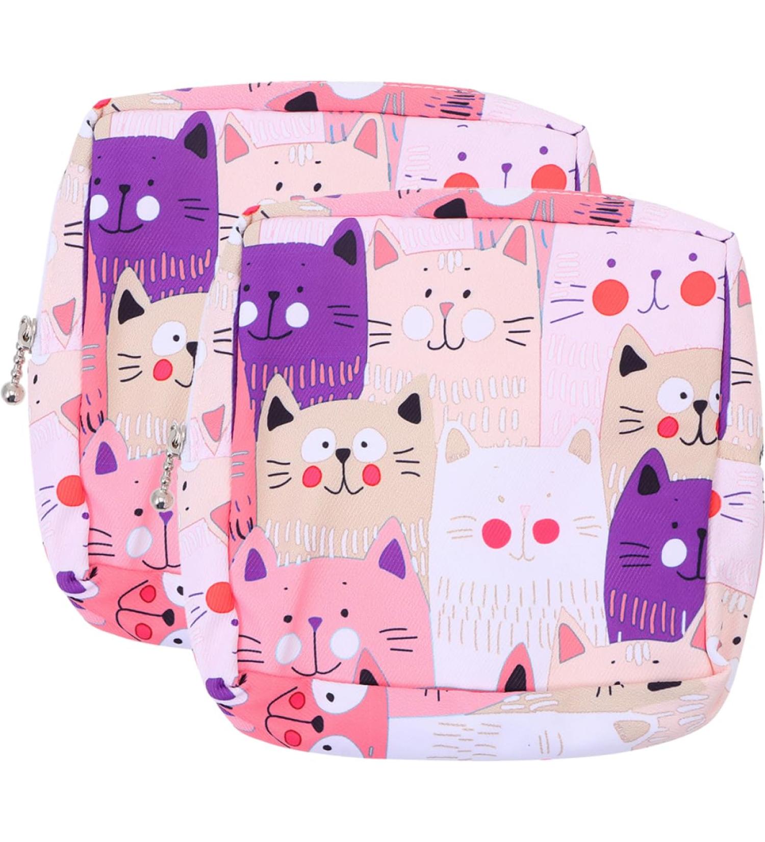 Shop Lurrose 2-Pack Leather Menstrual Hygiene Bags | Eco-Friendly Travel Makeup & Towel-Keeping Bags - Buy Online on GoSupps.com