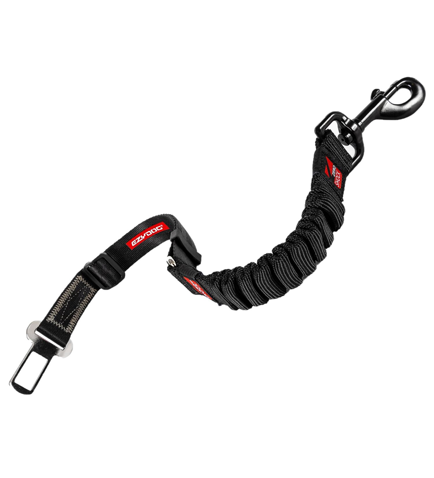 EzyDog Click ZS Dog Harness with Shock Absorber - Black | Safe Car Travel for Dogs | International Shipping Available - Buy Online on GoSupps.com