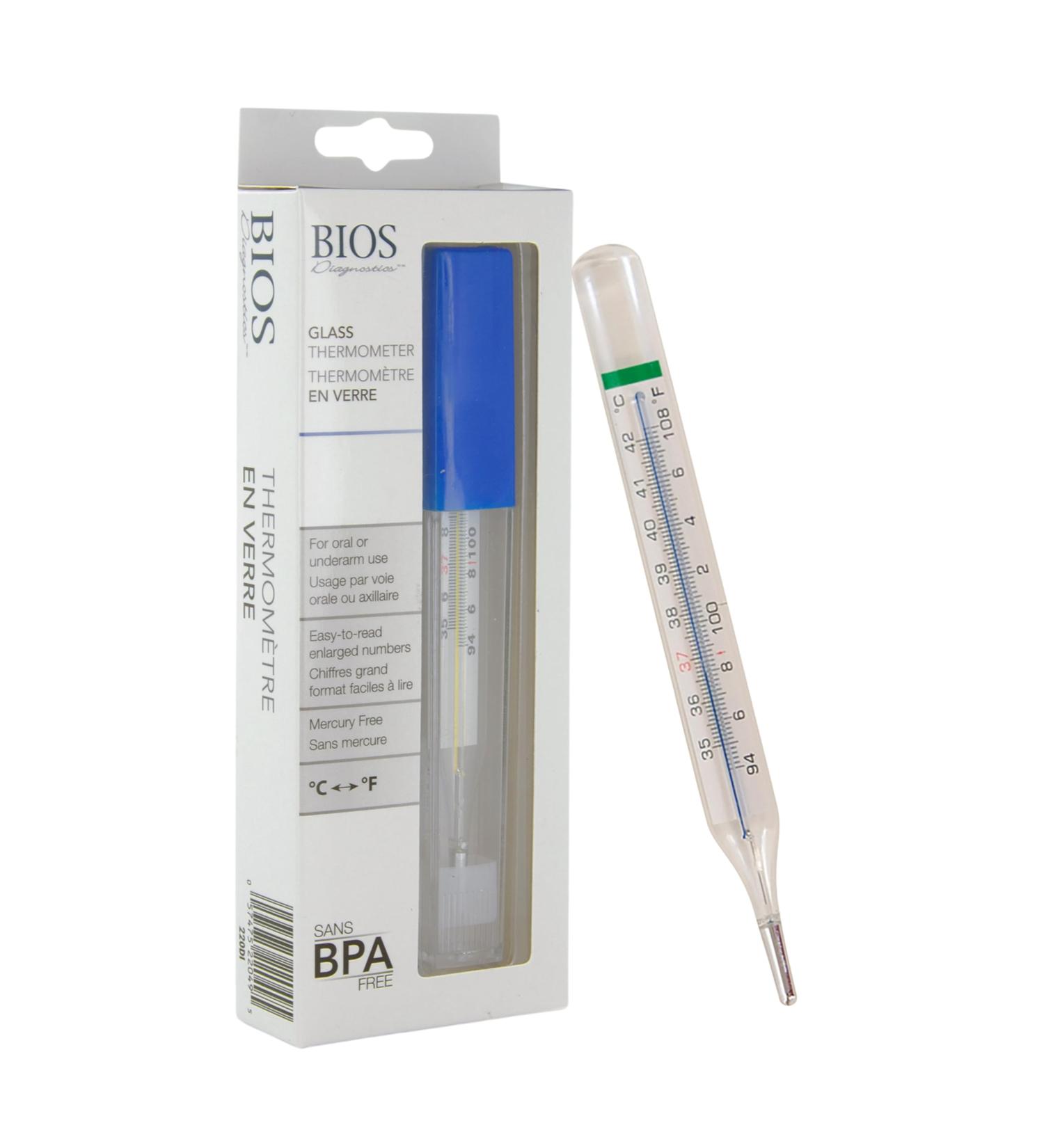 BIOS Diagnostics Glass Thermometer 1 count - Buy Online on GoSupps.com