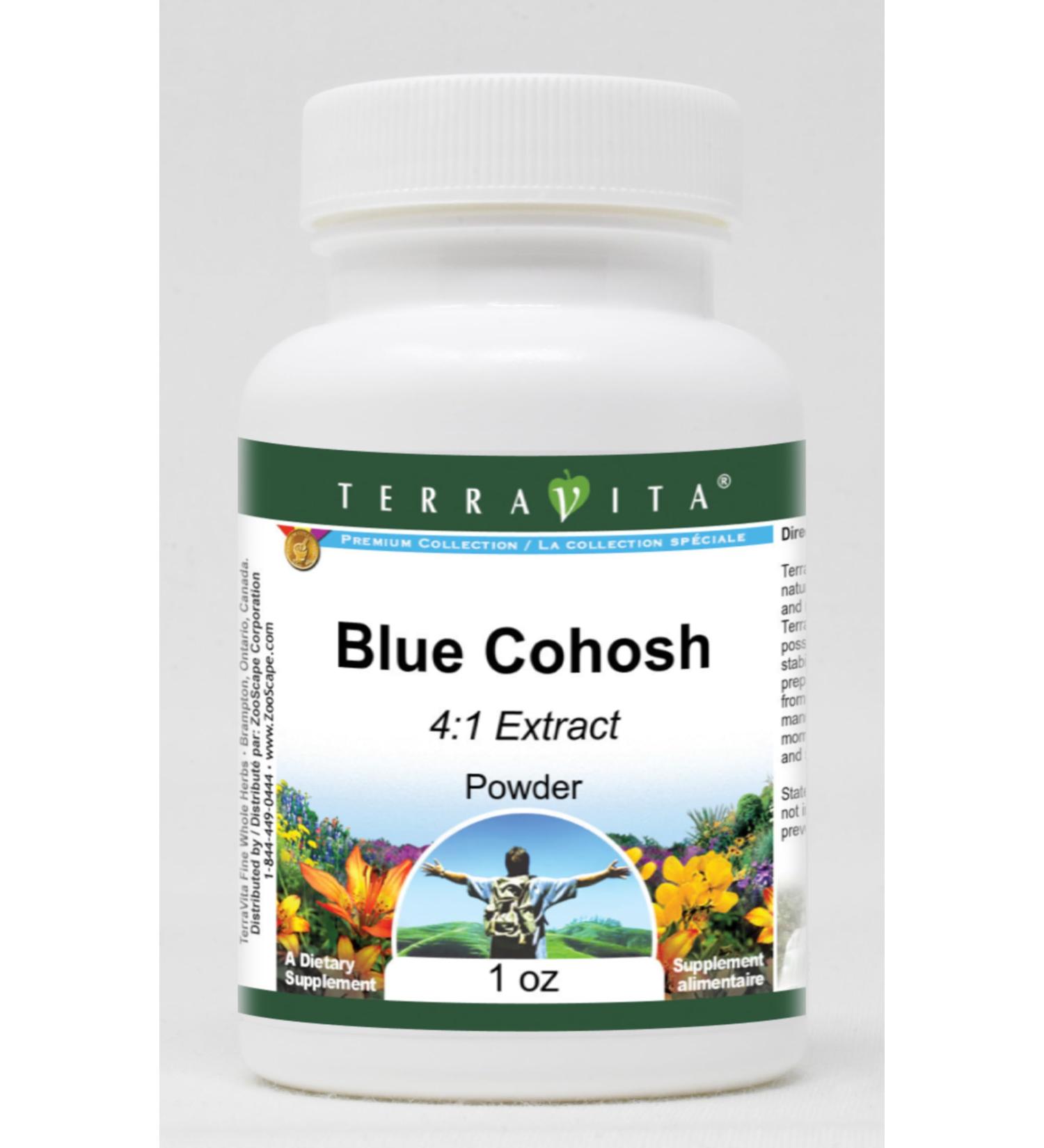 Blue Cohosh 4:1 Extract Powder (1 oz ZIN: 522982) - Buy Online on GoSupps.com