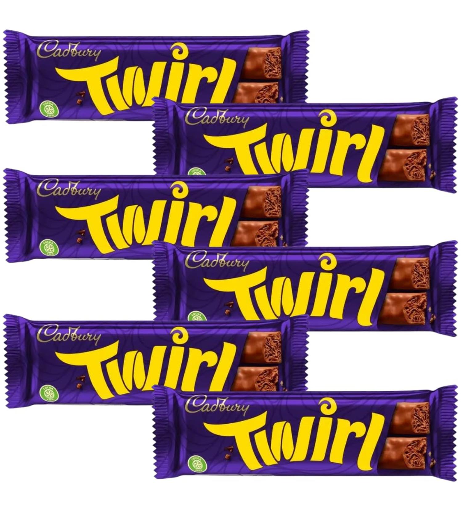 Chocolate Bar Bundle With Twirl Chocolate Bars 43g (6 Pack)