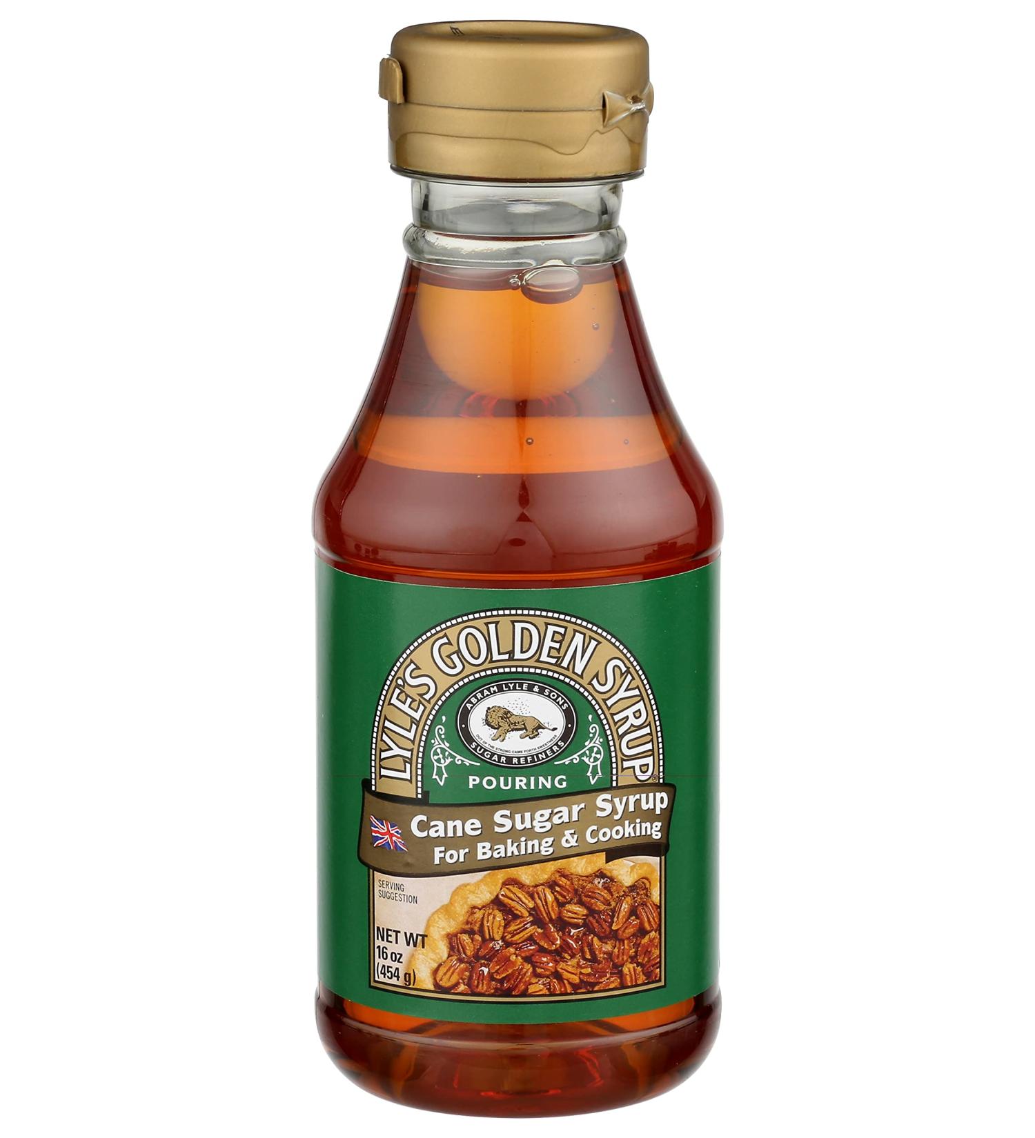 Lyle's Golden Syrup, Original, All-Natural Syrup for Baking and Cooking, 325ml 11 Fl Oz (Pack of 1) Golden