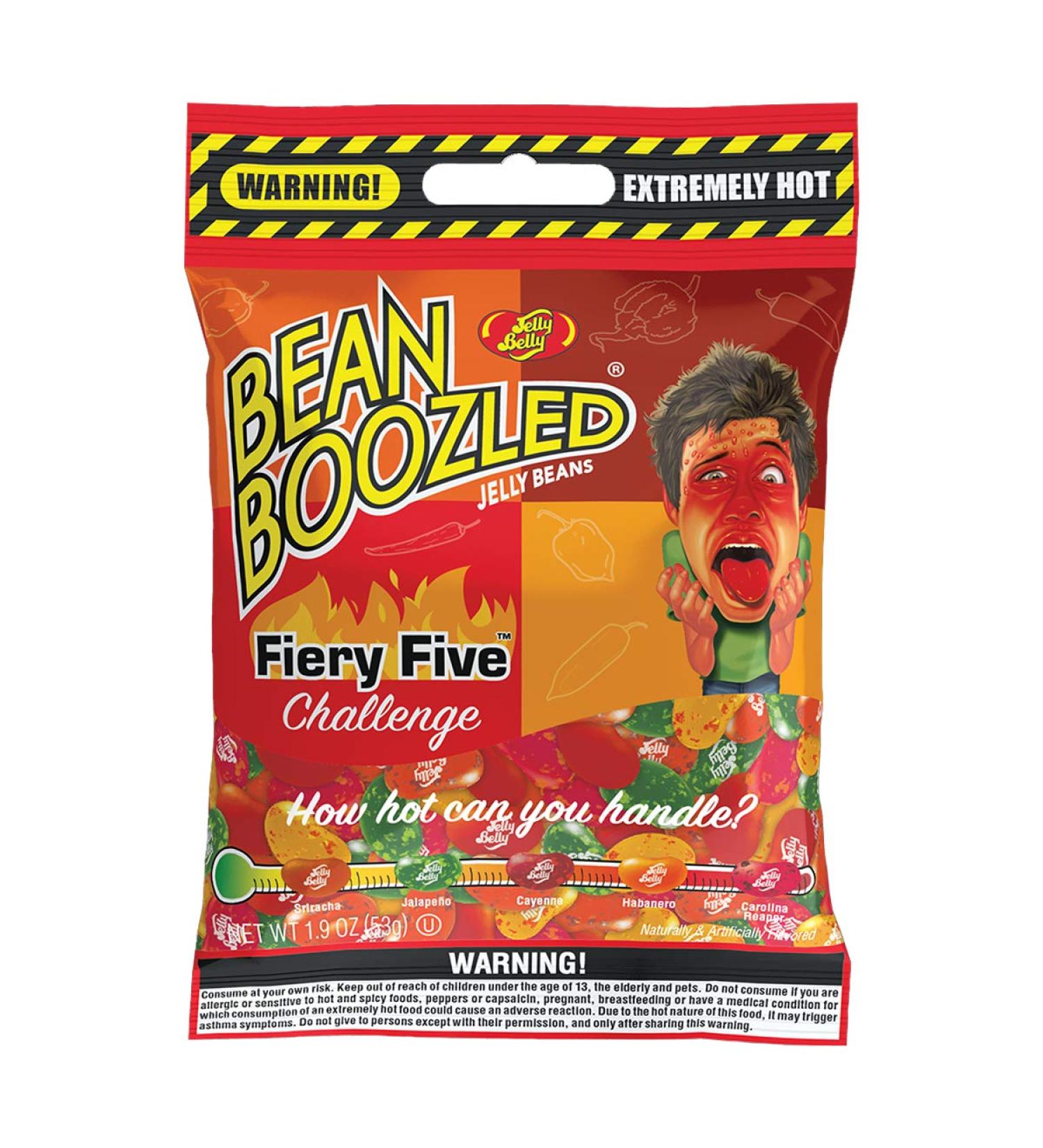 Jelly Belly BeanBoozled Fiery Five Bag - 1.9 oz | Official Genuine Source - Buy Online on GoSupps.com