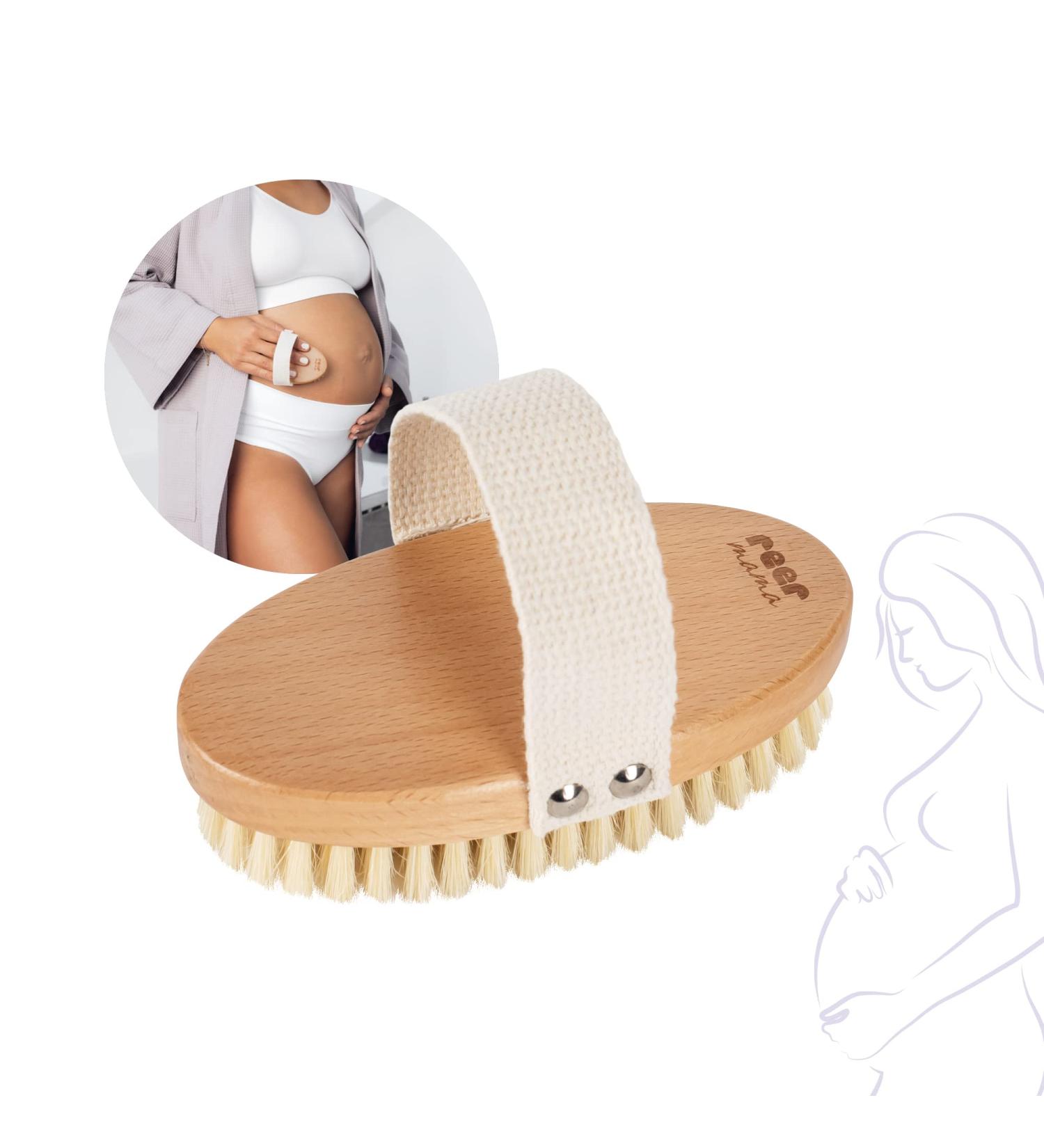 Reer Mama Massage Brush | Gentle Dry Brush for Baby's Belly - Soothing & Safe Care - Buy Online on GoSupps.com