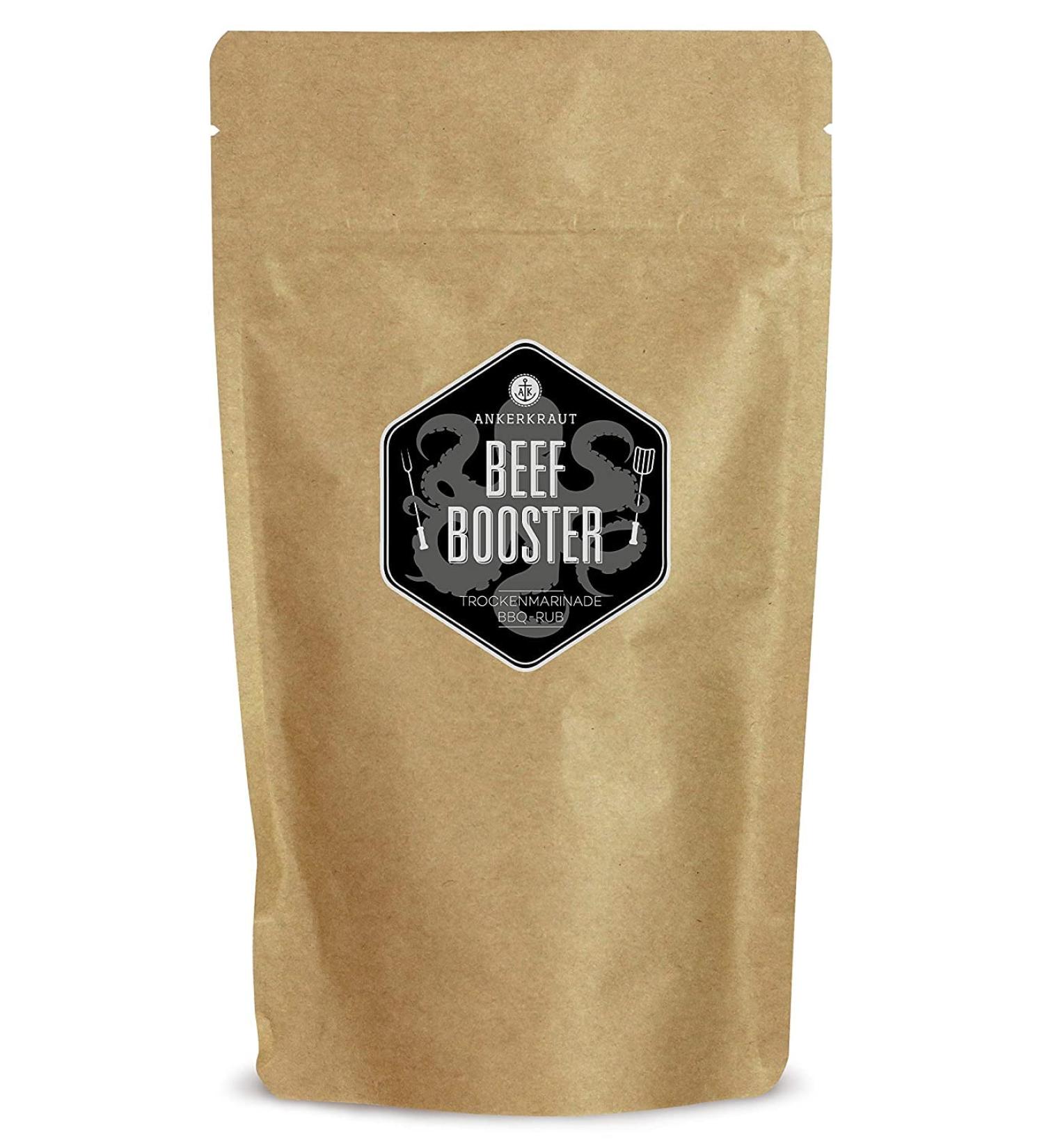Ankerkraut Beef Booster - Premium Brisket & Steak Seasoning Mix 250g Aroma-Tight Bag for Perfectly Spiced Meat - Buy Online on GoSupps.com