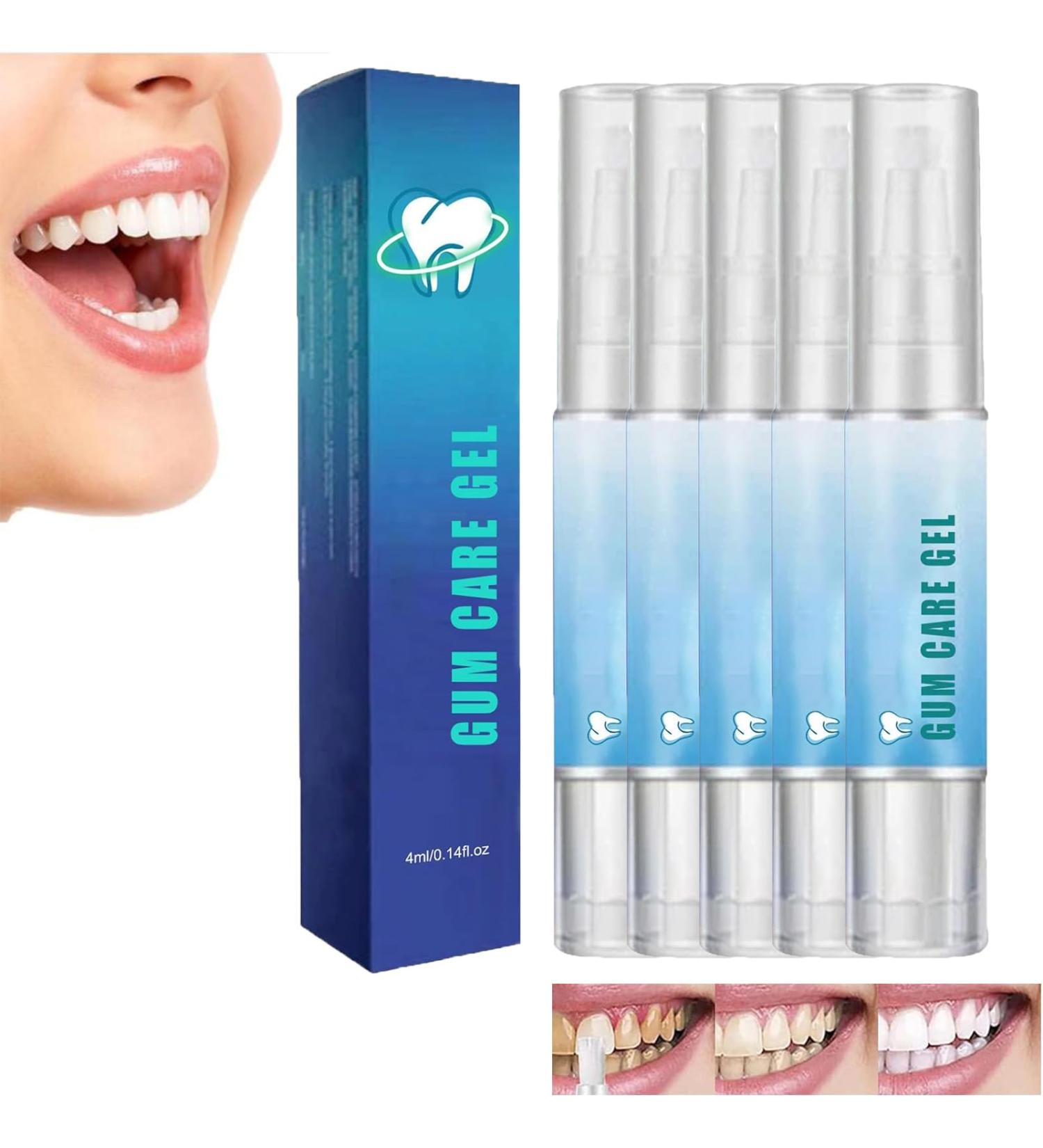 Taileden Gum Therapy Gel for Recessed Gums & Sensitive Teeth | Complete Gum Care Set with Toothbrush (5Pcs) - Optimal Gum Health Solutions - Buy Online on GoSupps.com