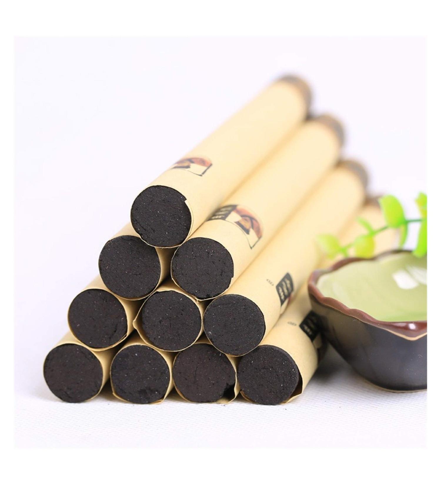 Premium Bangha Moxa Rolls 18x200mm - Gold Powder Smoking Moxa Rods for Moxibustion & Massage Therapy - Buy Online on GoSupps.com